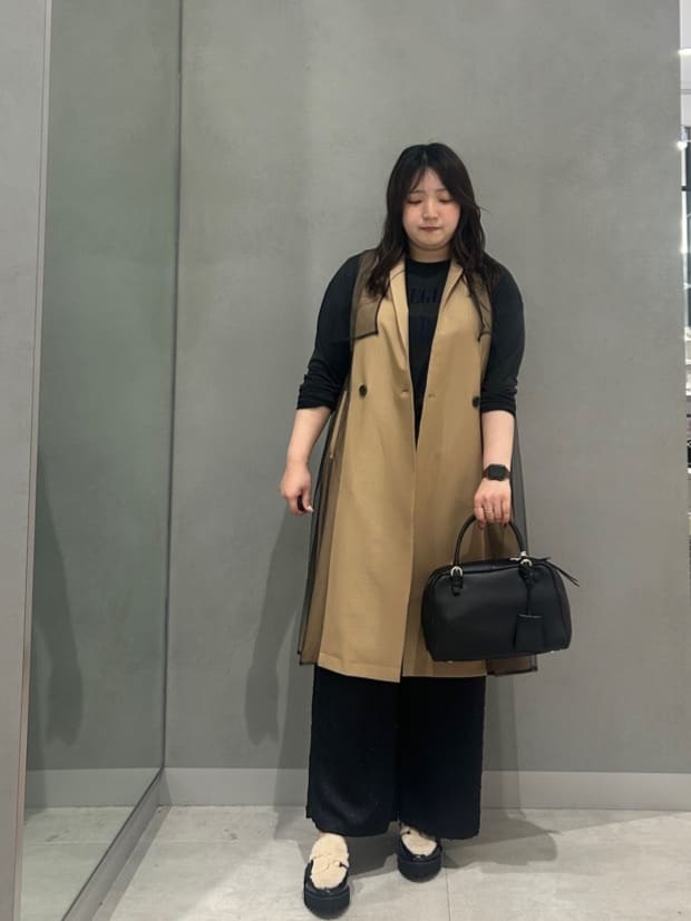 Vinのドビードットイージーパンツを使ったコーディネートを紹介します。｜Rakuten Fashion(楽天ファッション／旧楽天ブランドアベニュー)6277337