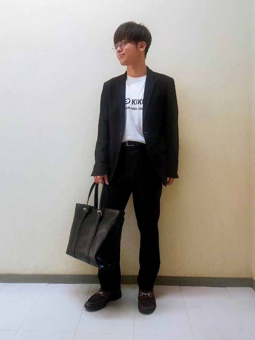 TAKEO KIKUCHIの【360°ストレッチ/セットアップ対応】None Of Stress ジャケットを使ったコーディネートを紹介します。｜Rakuten Fashion(楽天ファッション／旧楽天ブランドアベニュー)6277924