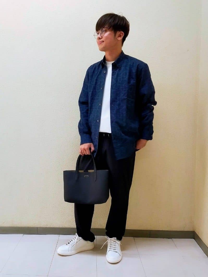 TAKEO KIKUCHIのチェックボーラーガーゼシャツを使ったコーディネートを紹介します。｜Rakuten Fashion(楽天ファッション／旧楽天ブランドアベニュー)6281319