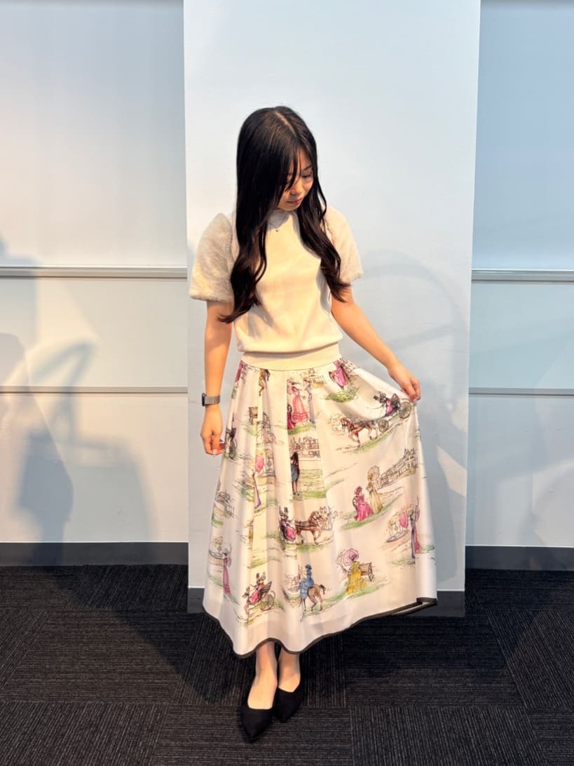 Viaggio Bluのファースリーブハイネックニット≪手洗い可能≫を使ったコーディネートを紹介します。｜Rakuten Fashion(楽天ファッション／旧楽天ブランドアベニュー)6282737