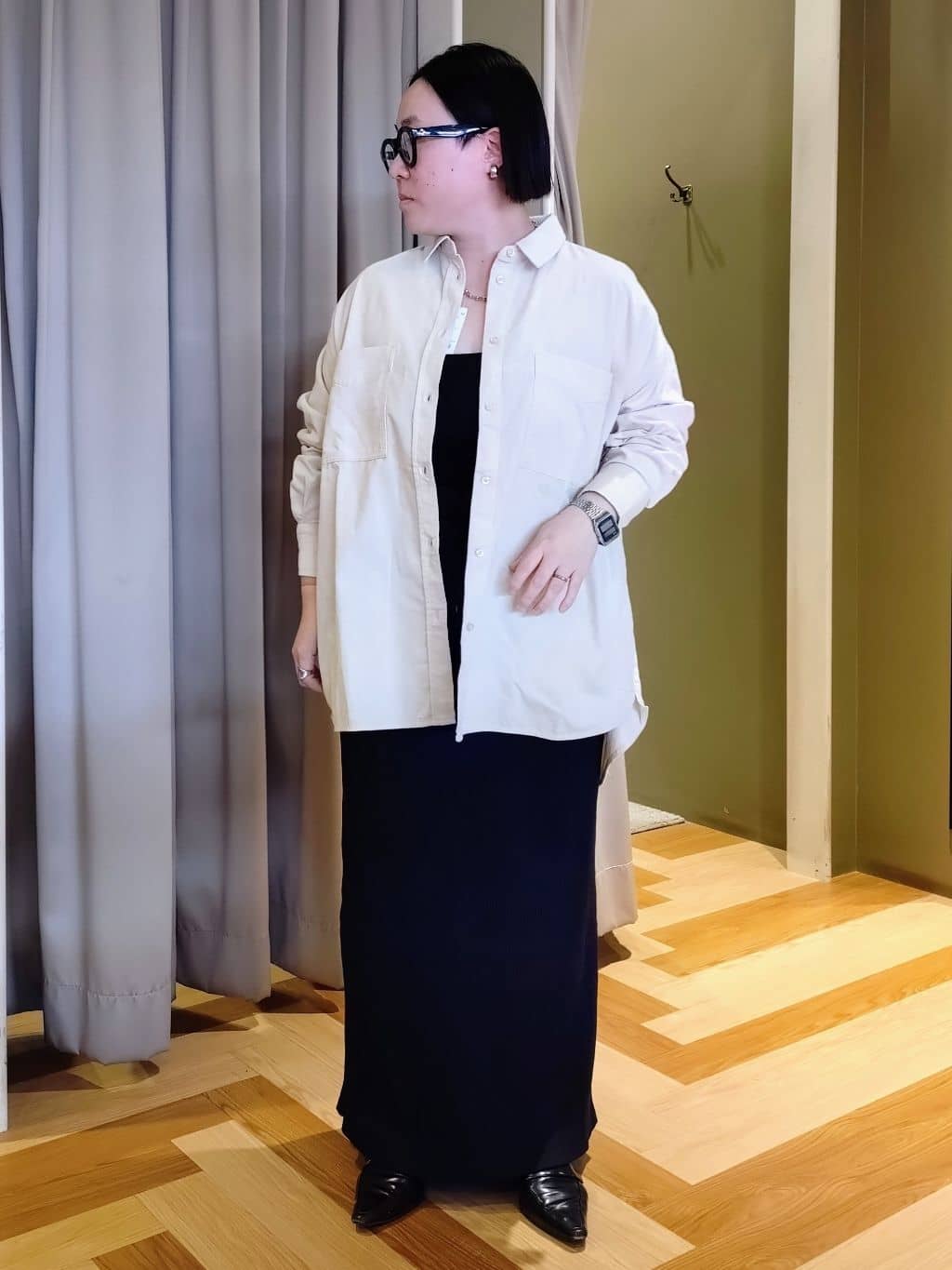 Green ParksのWポケットコーデュロイシャツを使ったコーディネートを紹介します。｜Rakuten Fashion(楽天ファッション／旧楽天ブランドアベニュー)6287761
