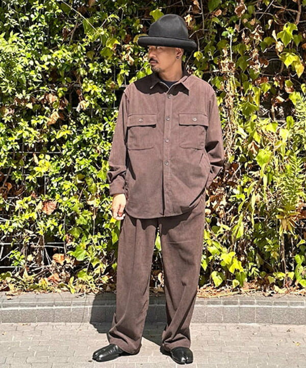 BEAMS HEARTのポリコール CPO ビックシャツを使ったコーディネートを紹介します。｜Rakuten Fashion(楽天ファッション／旧楽天ブランドアベニュー)6288012