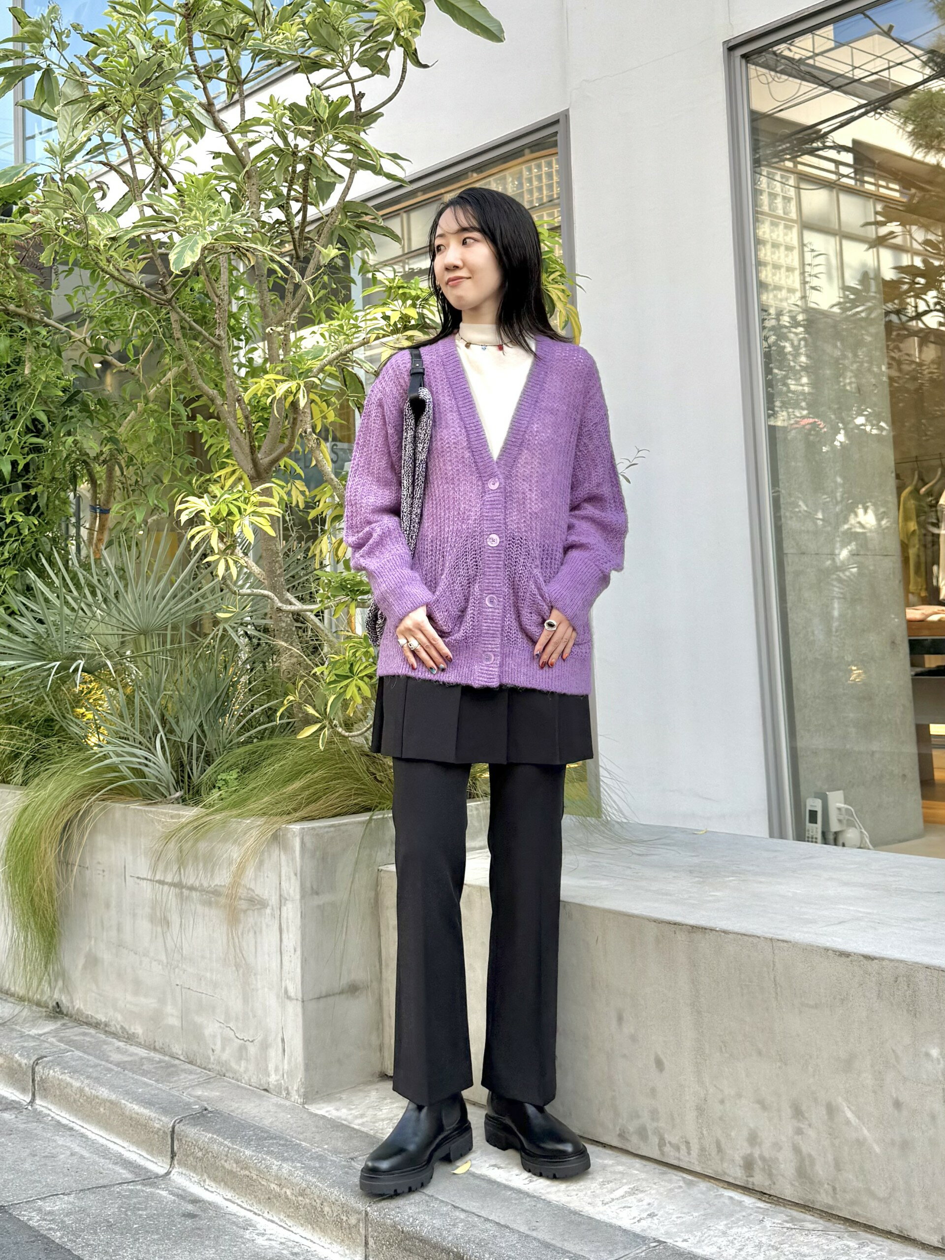 LOVELESSのプリーツミニスカートを使ったコーディネートを紹介します。｜Rakuten Fashion(楽天ファッション／旧楽天ブランドアベニュー)6288210