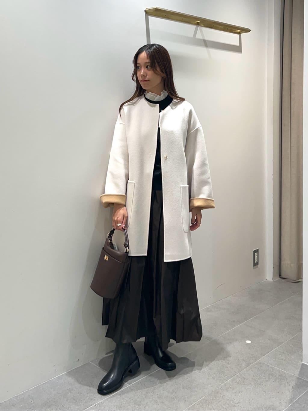 UNITED ARROWS LTD. OUTLET | オーガンジー フリル 2WAY ニット