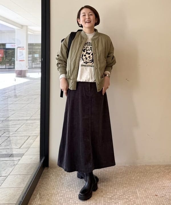 BEAMS HEARTのネコ刺繍 スウェットを使ったコーディネートを紹介します。｜Rakuten Fashion(楽天ファッション／旧楽天ブランドアベニュー)6289807