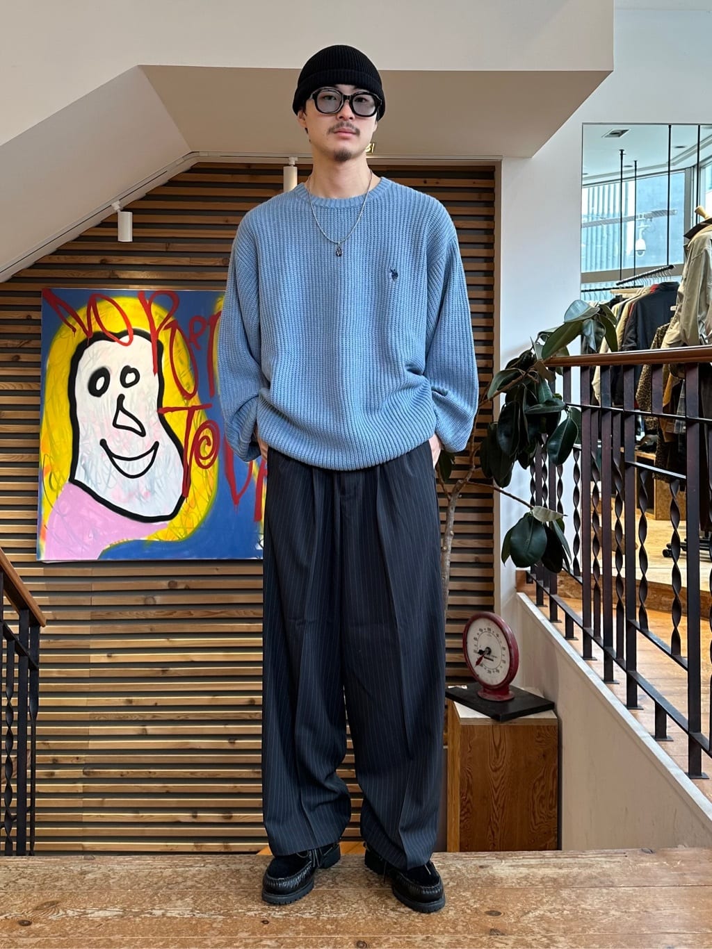 FREAK'S STORE | 別注 刺繍畔編みクルーネックニット 25AW | Rakuten