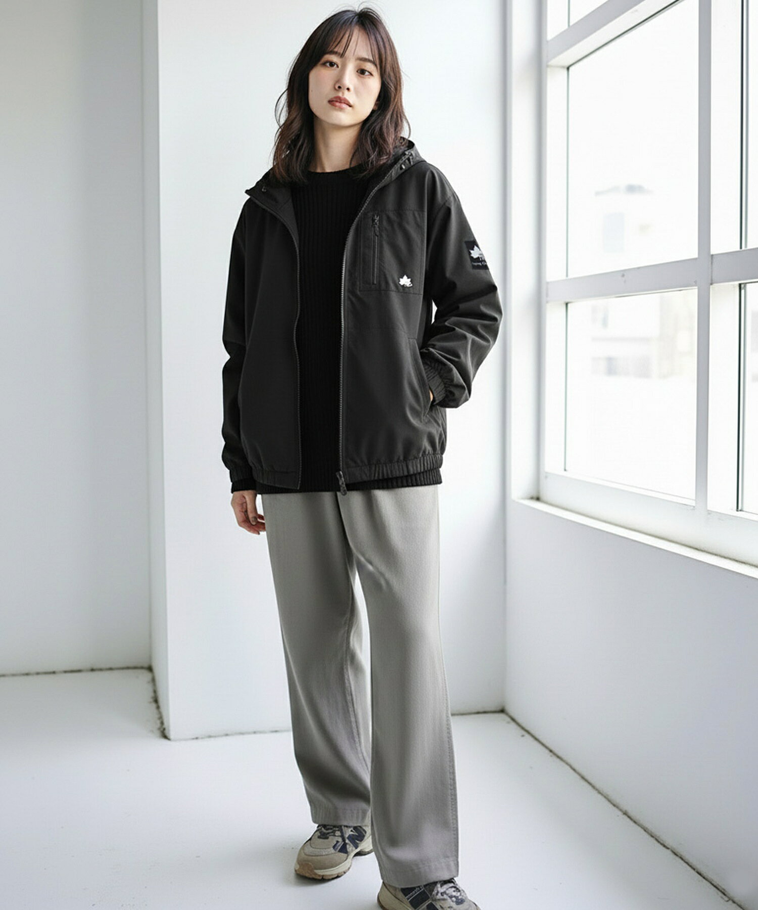Lazar | LOGOS ロゴス マウンテンパーカー メンズ 裏フリース ナイロン