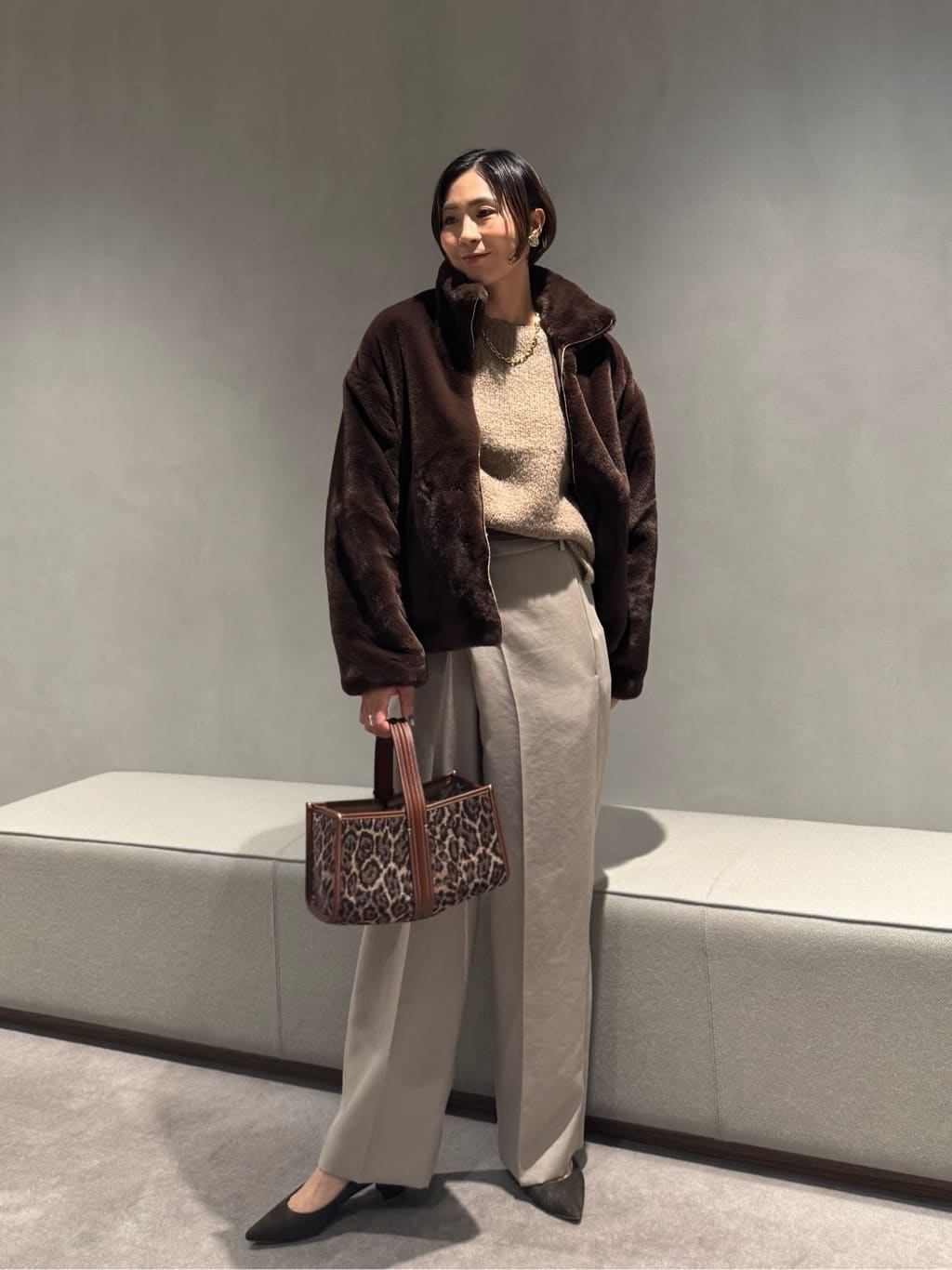 新品】conte コンテ ラップ チノ テーパードワイドパンツ 38 conte
