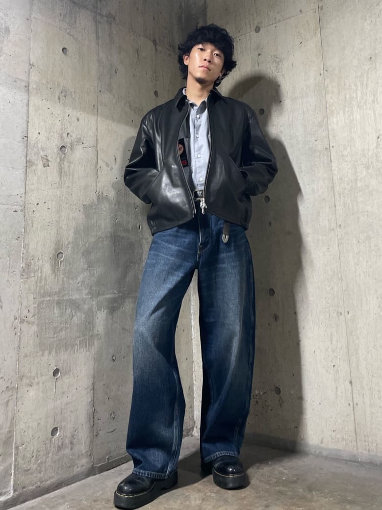 FREAK'S STORE | Calf Leather ミニマル シングル ライダース