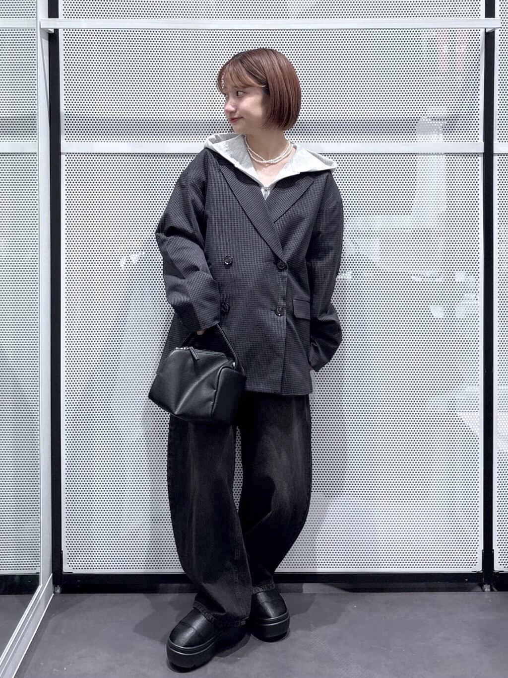 LAKOLEのチェックダブルジャケットを使ったコーディネートを紹介します。｜Rakuten Fashion(楽天ファッション／旧楽天ブランドアベニュー)6296685