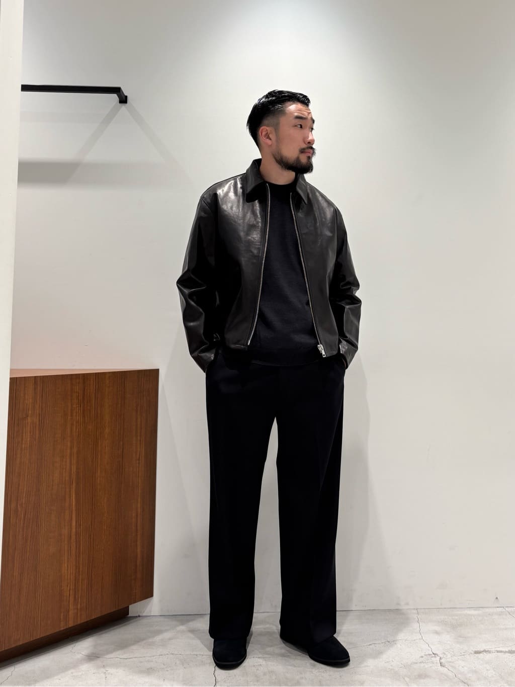 〈H BEAUTY&YOUTH〉 キャバリーツイル ワイドスラックス Mサイズ H BEAUTY&YOUTH UNITED ARROWS（エイチビューティーアンドユース