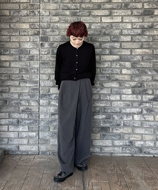 BEAMS HEARTの【手洗い可】ベーシック カーディガン 25AW 秋 ニット レディース 長袖 オンオフ兼用 通勤 オフィスを使ったコーディネートを紹介します。｜Rakuten Fashion(楽天ファッション／旧楽天ブランドアベニュー)6298802