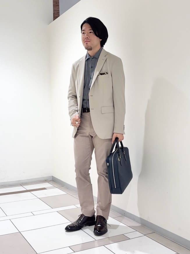 TAKEO KIKUCHIの【360°ストレッチ/セットアップ対応】None Of Stress ジャケットを使ったコーディネートを紹介します。｜Rakuten Fashion(楽天ファッション／旧楽天ブランドアベニュー)6301244