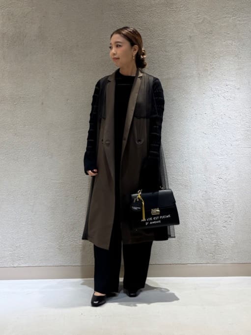 Vinのチュールドッキングトレンチジレを使ったコーディネートを紹介します。｜Rakuten Fashion(楽天ファッション／旧楽天ブランドアベニュー)6303810