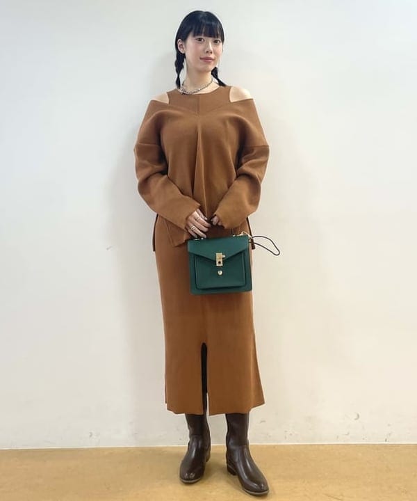 BEAMS HEARTのレイヤード ワンピースを使ったコーディネートを紹介します。｜Rakuten Fashion(楽天ファッション／旧楽天ブランドアベニュー)6305091