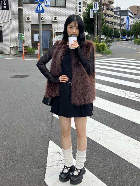 AS KNOW AS plusの◎アソートファーベストを使ったコーディネートを紹介します。｜Rakuten Fashion(楽天ファッション／旧楽天ブランドアベニュー)6308942