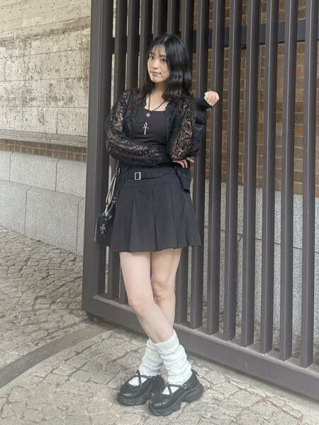 AS KNOW AS plusの♪アート柄コード刺繍シアーブルゾンを使ったコーディネートを紹介します。｜Rakuten Fashion(楽天ファッション／旧楽天ブランドアベニュー)6308944