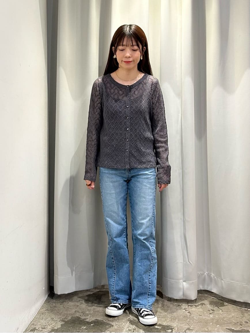 AMERICAN HOLICのレースカーディガンを使ったコーディネートを紹介します。｜Rakuten Fashion(楽天ファッション／旧楽天ブランドアベニュー)6309834