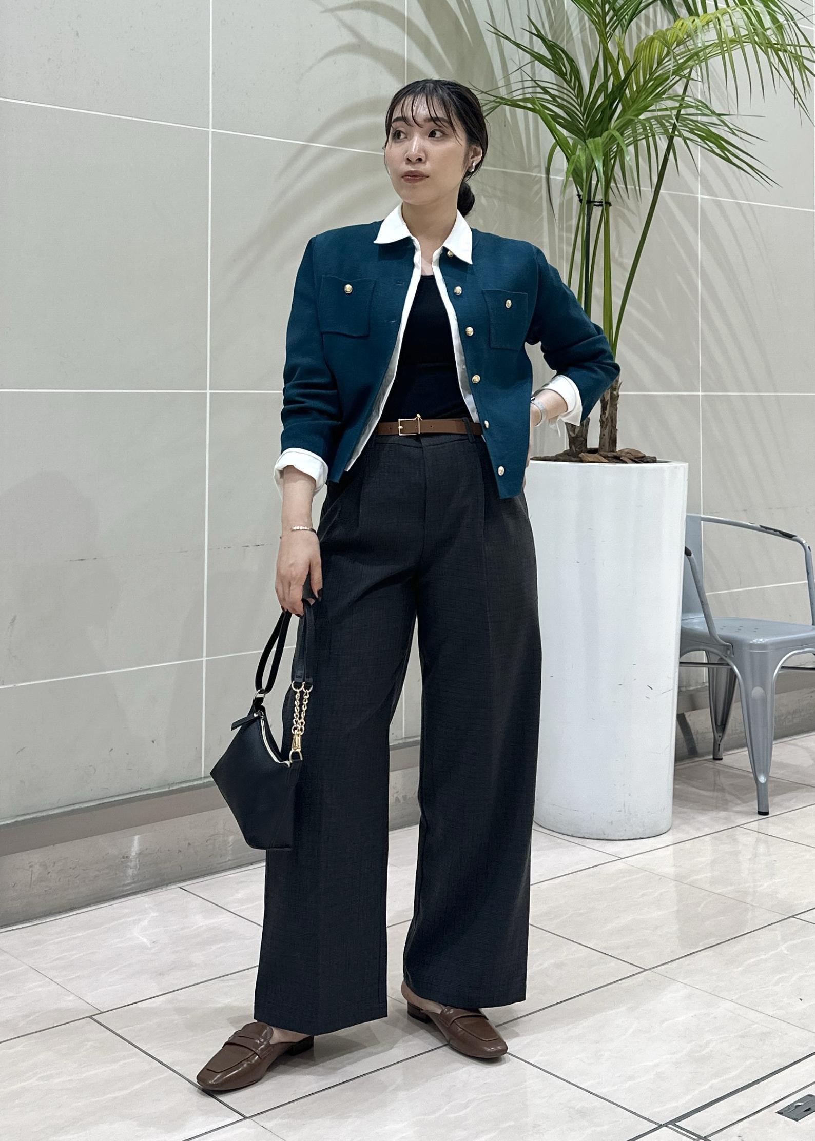 ROPE' PICNICの【洗濯機OK】ミラノリブニットカーディガンを使ったコーディネートを紹介します。｜Rakuten Fashion(楽天ファッション／旧楽天ブランドアベニュー)6339411