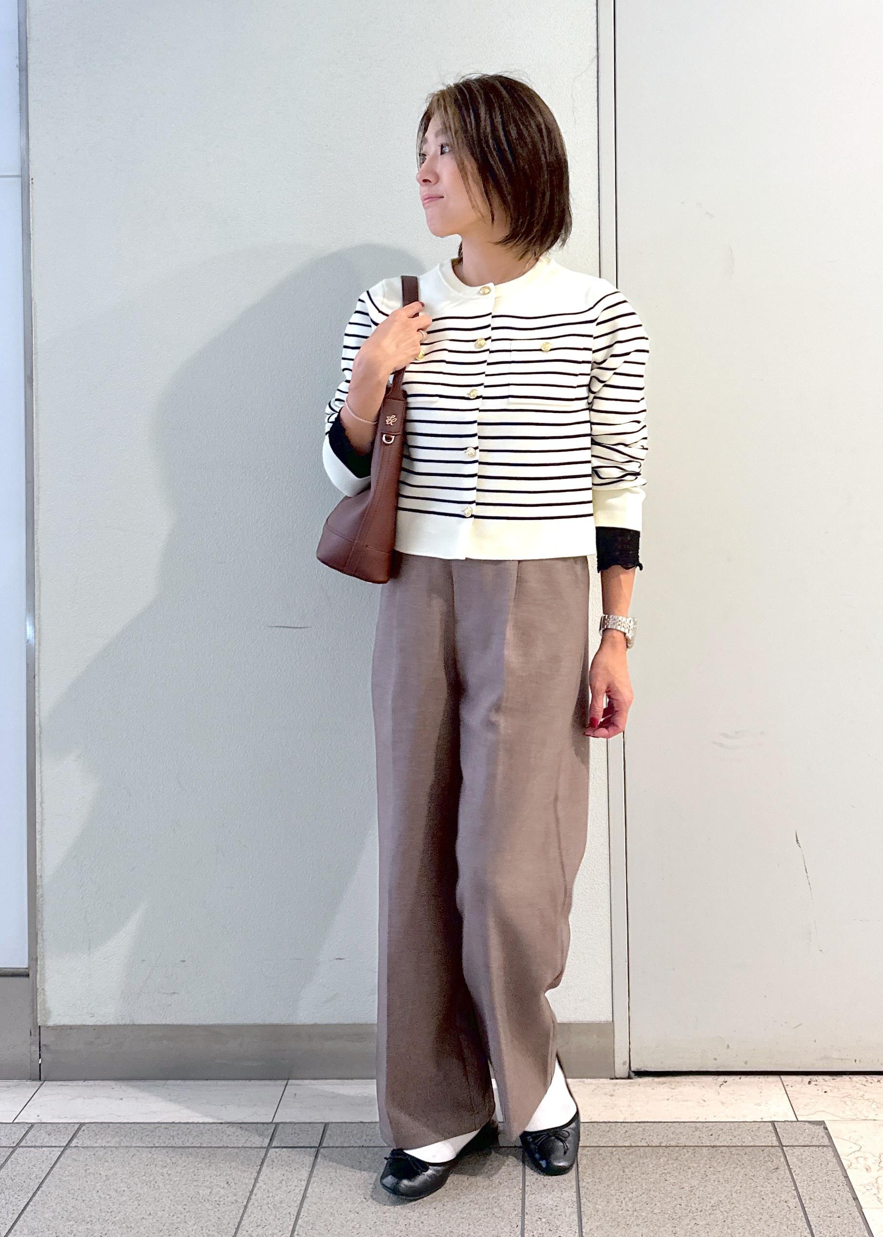 ROPE' PICNICの【洗濯機OK】ミラノリブニットカーディガンを使ったコーディネートを紹介します。｜Rakuten Fashion(楽天ファッション／旧楽天ブランドアベニュー)6339420