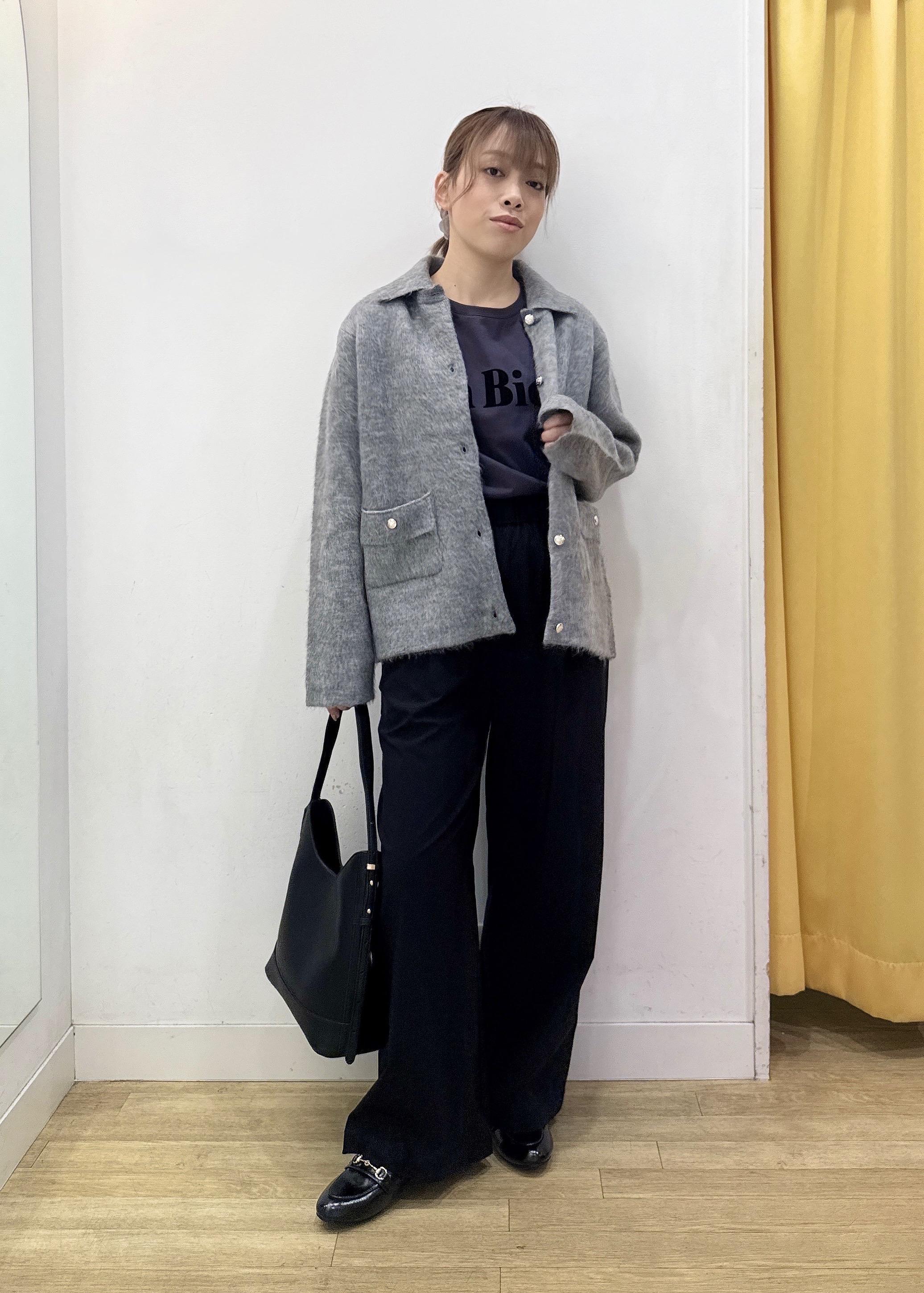 ROPE' PICNICのダブルフェイス襟取り外し起毛カーディガンを使ったコーディネートを紹介します。｜Rakuten Fashion(楽天ファッション／旧楽天ブランドアベニュー)6339294