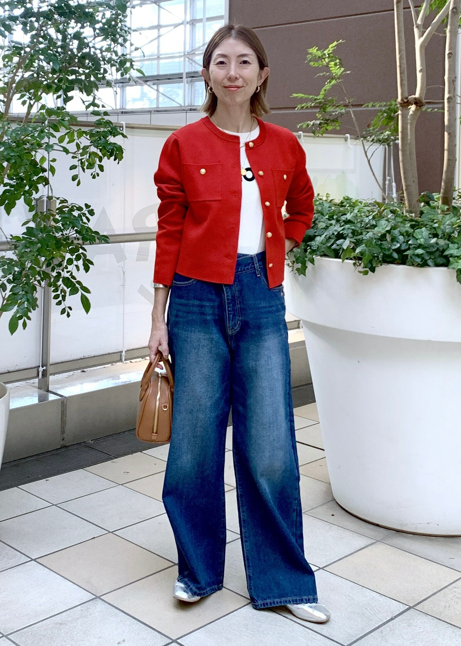 ROPE' PICNICの【洗濯機OK】ミラノリブニットカーディガンを使ったコーディネートを紹介します。｜Rakuten Fashion(楽天ファッション／旧楽天ブランドアベニュー)6339397