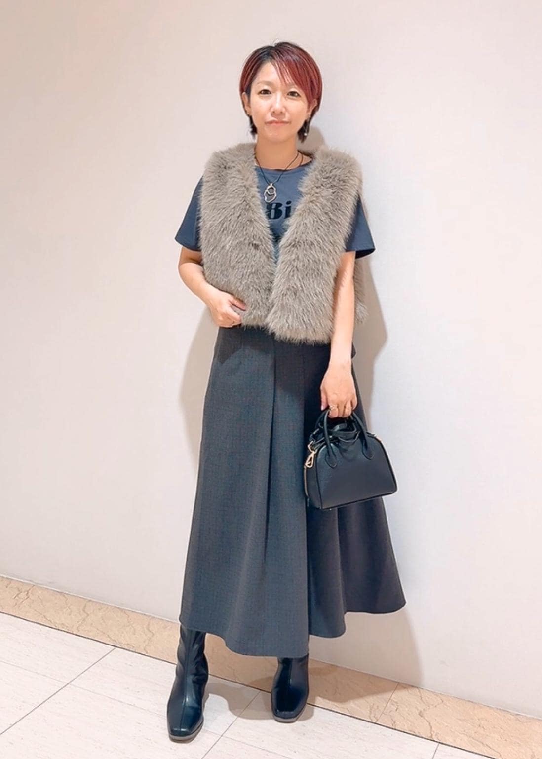 ROPE' PICNICのファーベストを使ったコーディネートを紹介します。｜Rakuten Fashion(楽天ファッション／旧楽天ブランドアベニュー)6339402