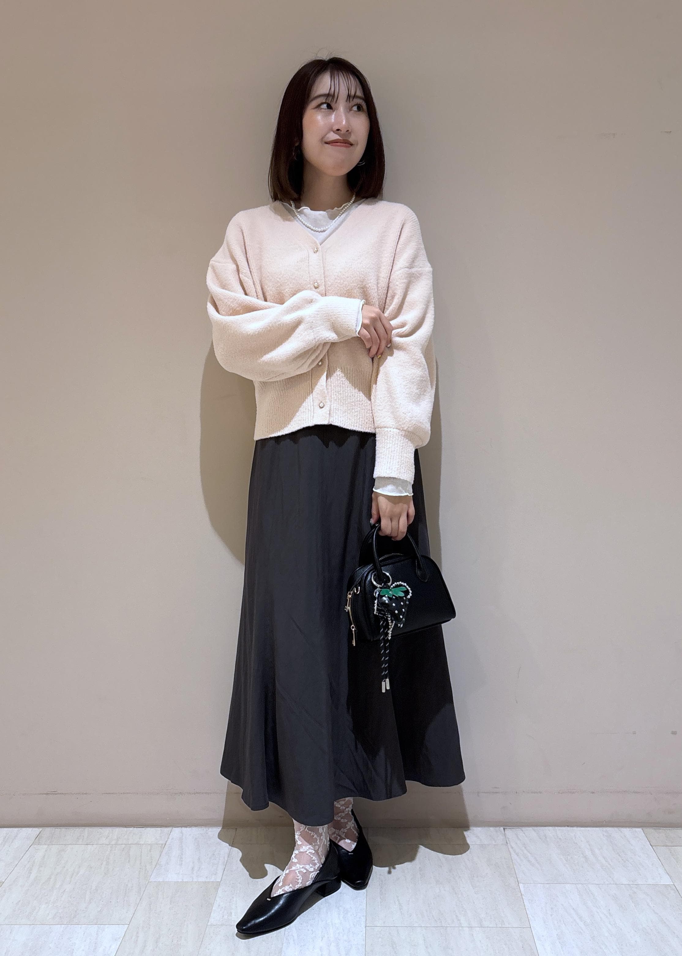 ROPE' PICNICの【新色追加】スフレニットシリーズ パールボタンショートカーディガン/イージーケア・リンクコーデを使ったコーディネートを紹介します。｜Rakuten Fashion(楽天ファッション／旧楽天ブランドアベニュー)6339422