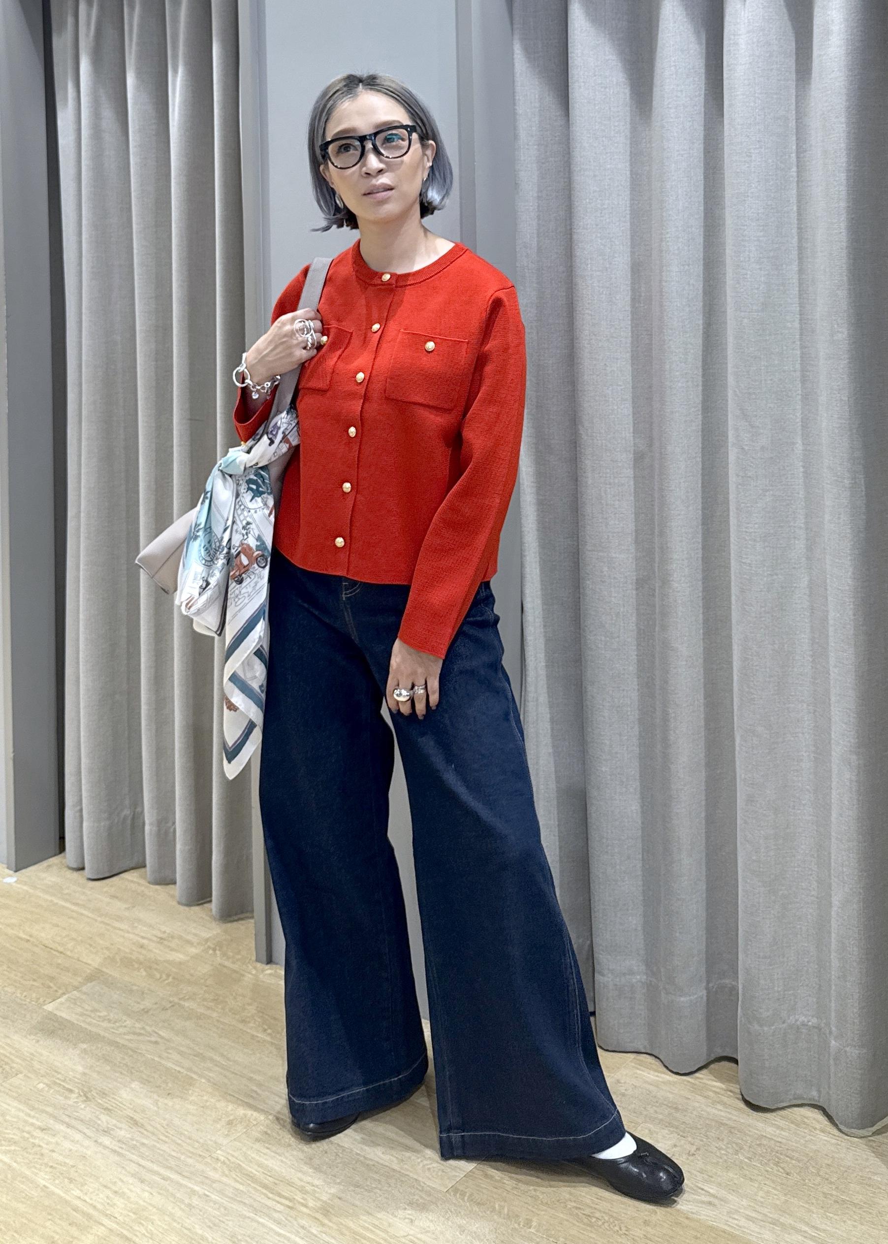ROPE' PICNICのミラノリブ金ボタンニットカーディガンを使ったコーディネートを紹介します。｜Rakuten Fashion(楽天ファッション／旧楽天ブランドアベニュー)6339428