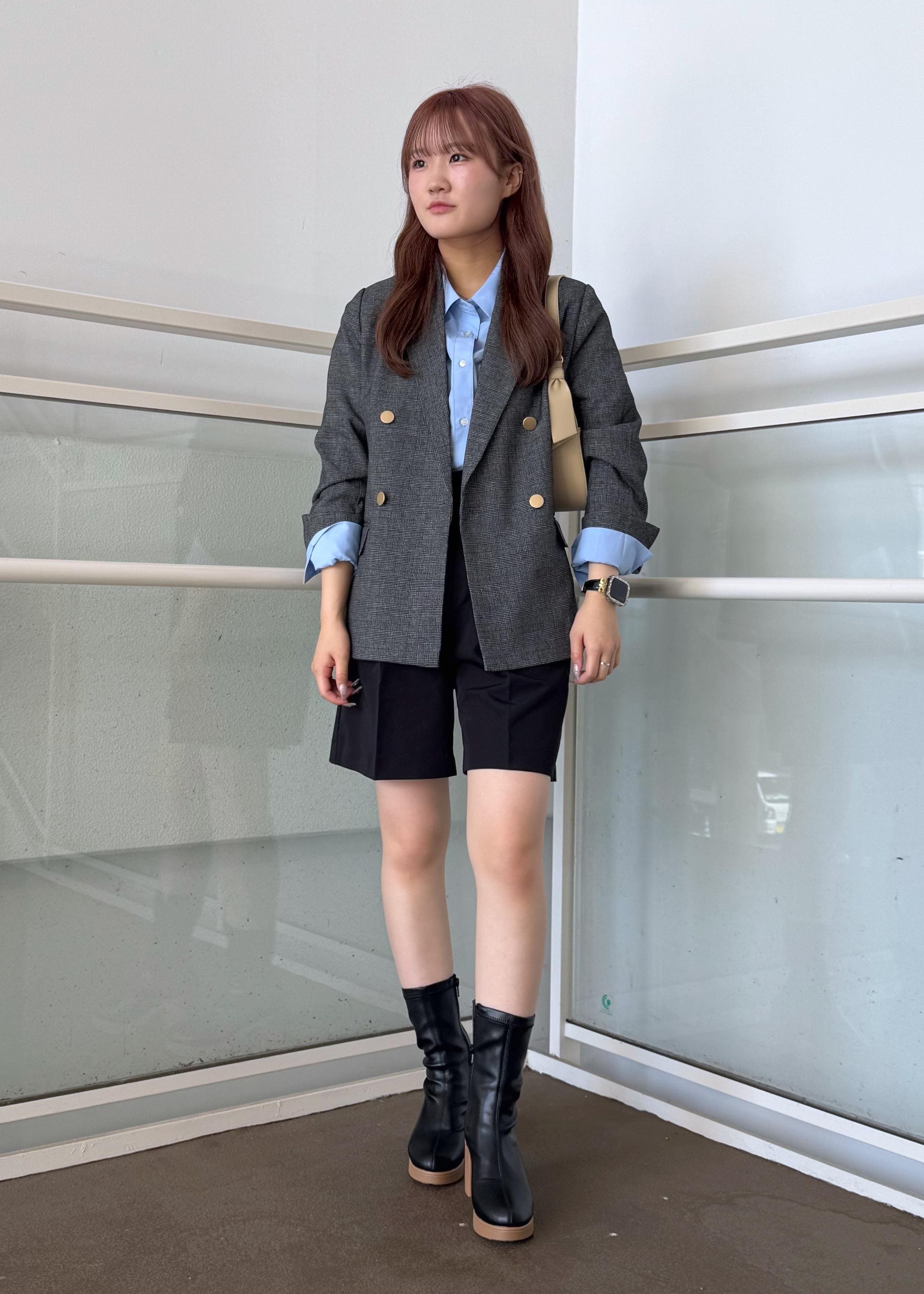 ROPE' PICNICのレディハンサムシリーズ ウールライク金ボタンジャケット(半裏地)/セットアップ・通勤対応を使ったコーディネートを紹介します。｜Rakuten Fashion(楽天ファッション／旧楽天ブランドアベニュー)6339296