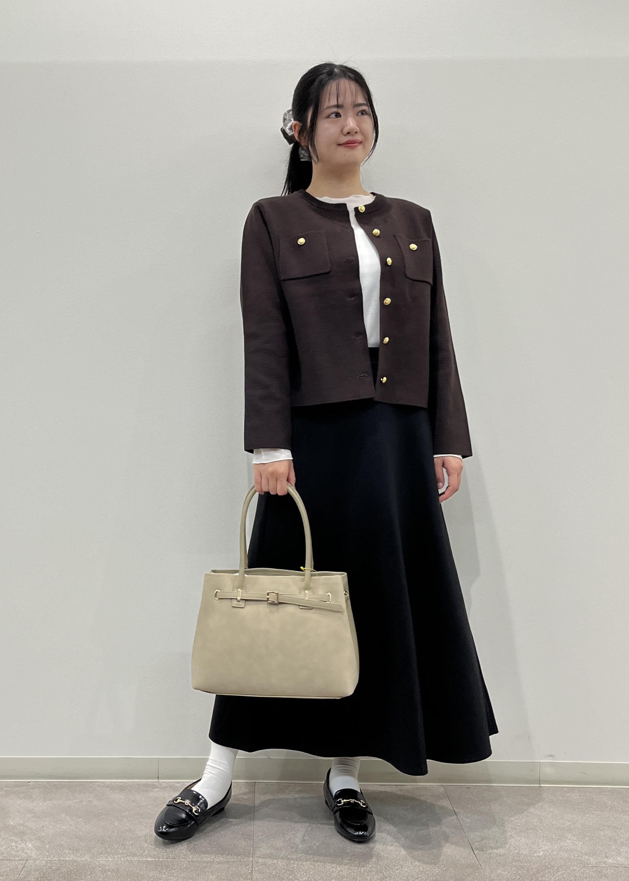 ROPE' PICNICのラメシアーリブカットソーを使ったコーディネートを紹介します。｜Rakuten Fashion(楽天ファッション／旧楽天ブランドアベニュー)6339431