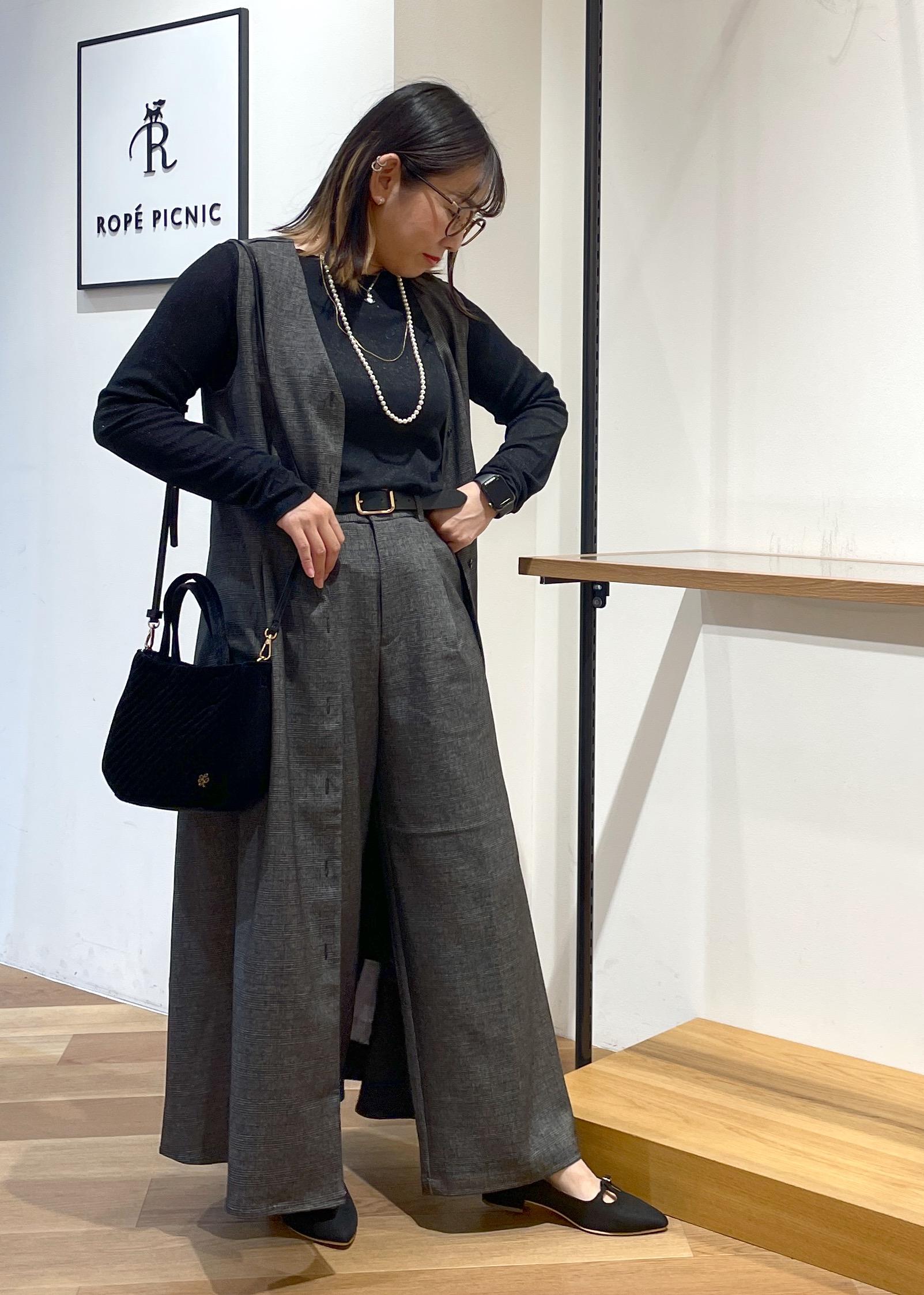 ROPE' PICNICのレディハンサムシリーズ ウールライクウエストタックジャンパースカート/セットアップ対応を使ったコーディネートを紹介します。｜Rakuten Fashion(楽天ファッション／旧楽天ブランドアベニュー)6339433
