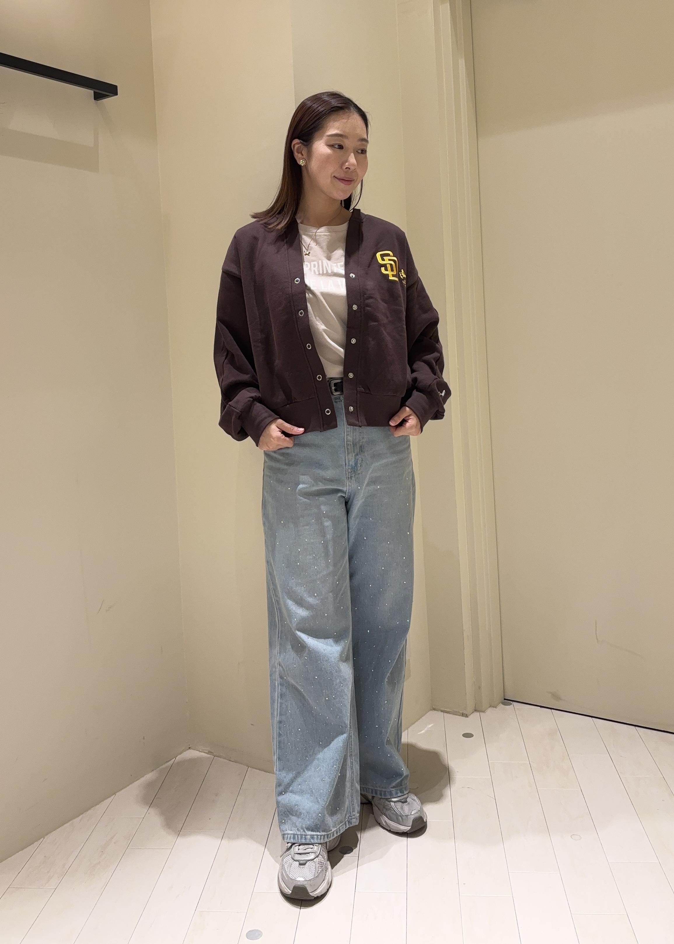 ROPE' PICNICの【PEANUTS*MLB COLLECTION by ROPE' PICNIC】カーディガンを使ったコーディネートを紹介します。｜Rakuten Fashion(楽天ファッション／旧楽天ブランドアベニュー)6339298