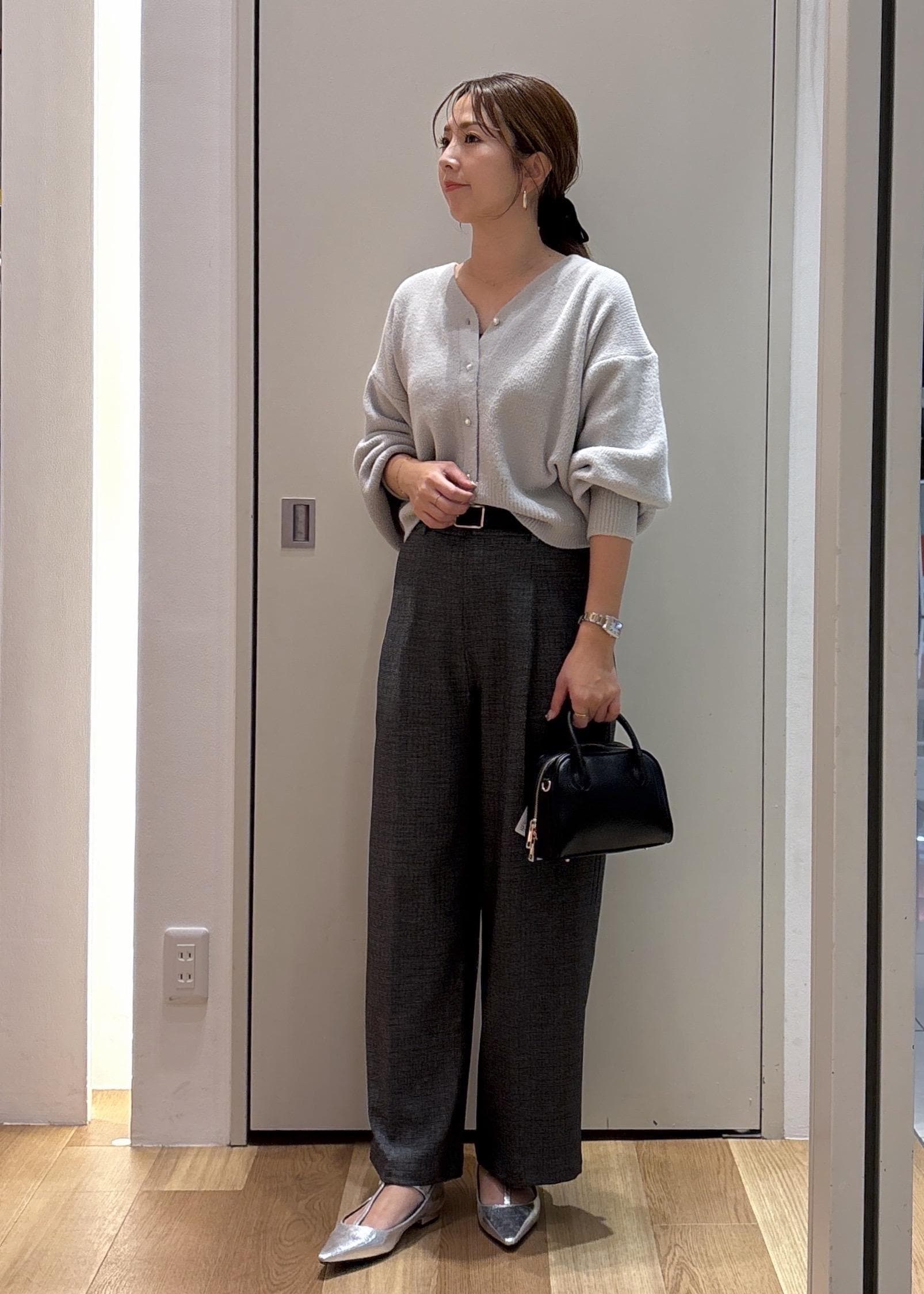 ROPE' PICNICの【新色追加】スフレニットシリーズ パールボタンショートカーディガン/イージーケア・リンクコーデを使ったコーディネートを紹介します。｜Rakuten Fashion(楽天ファッション／旧楽天ブランドアベニュー)6339458