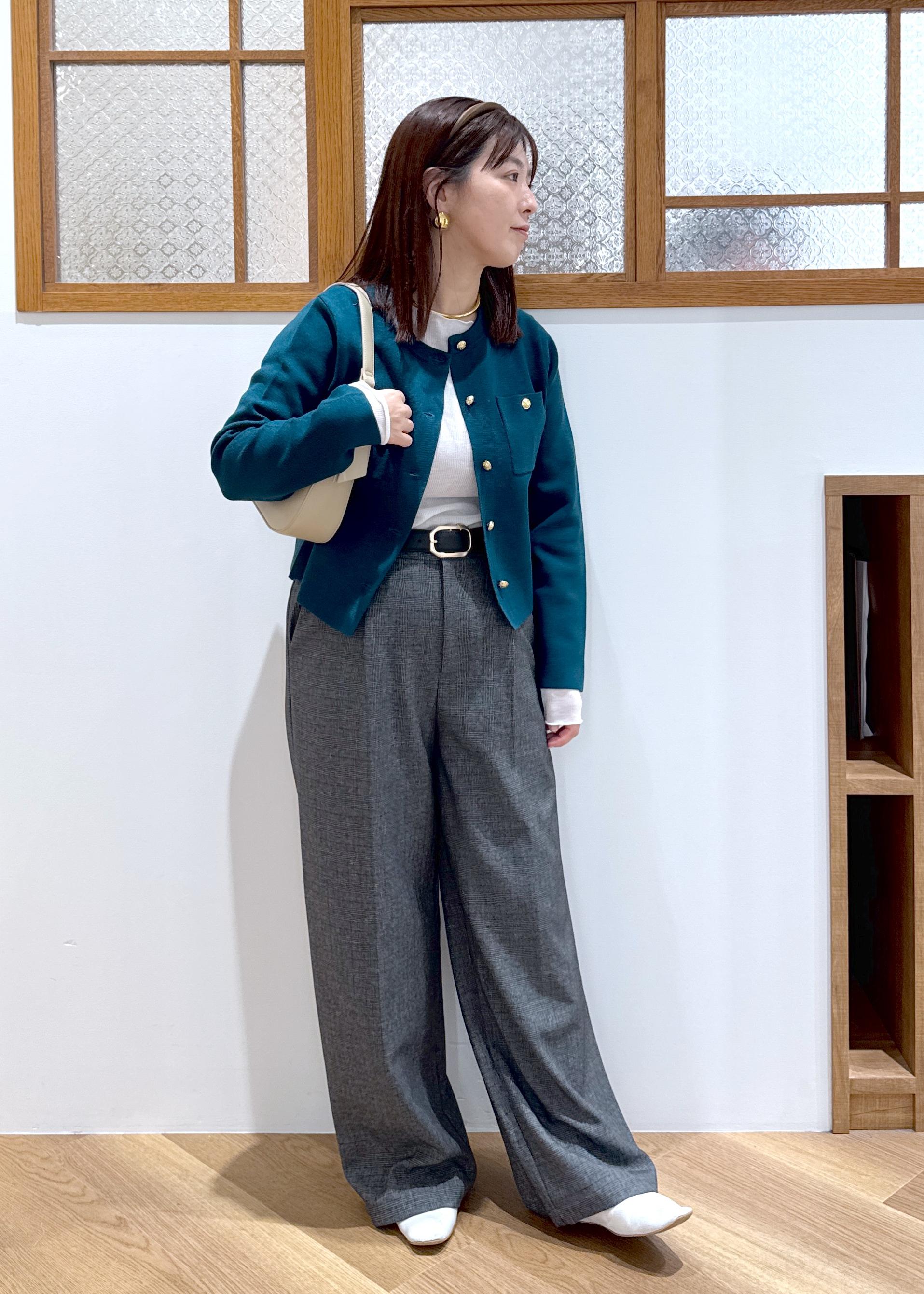 ROPE' PICNICのラメシアーリブカットソーを使ったコーディネートを紹介します。｜Rakuten Fashion(楽天ファッション／旧楽天ブランドアベニュー)6339461