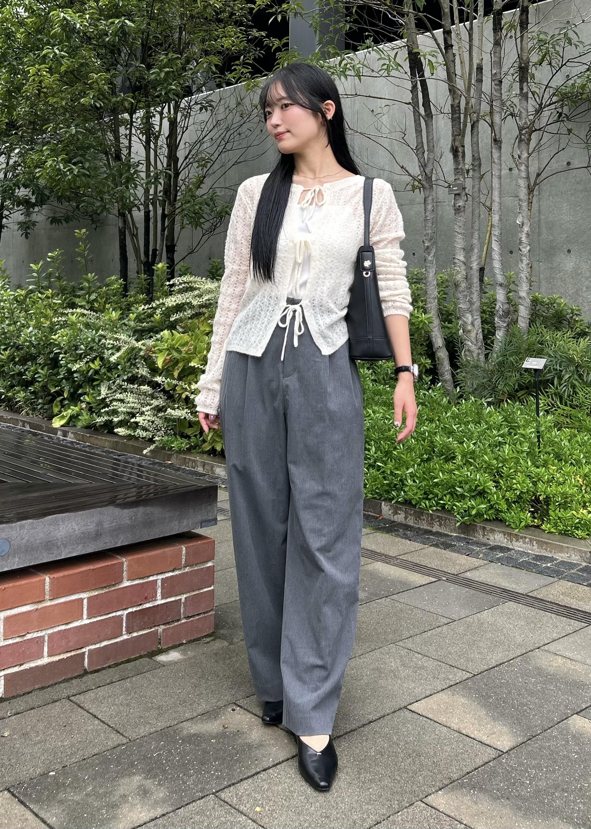 ROPE' PICNICのレース編みメッシュニットカーディガンを使ったコーディネートを紹介します。｜Rakuten Fashion(楽天ファッション／旧楽天ブランドアベニュー)6339299
