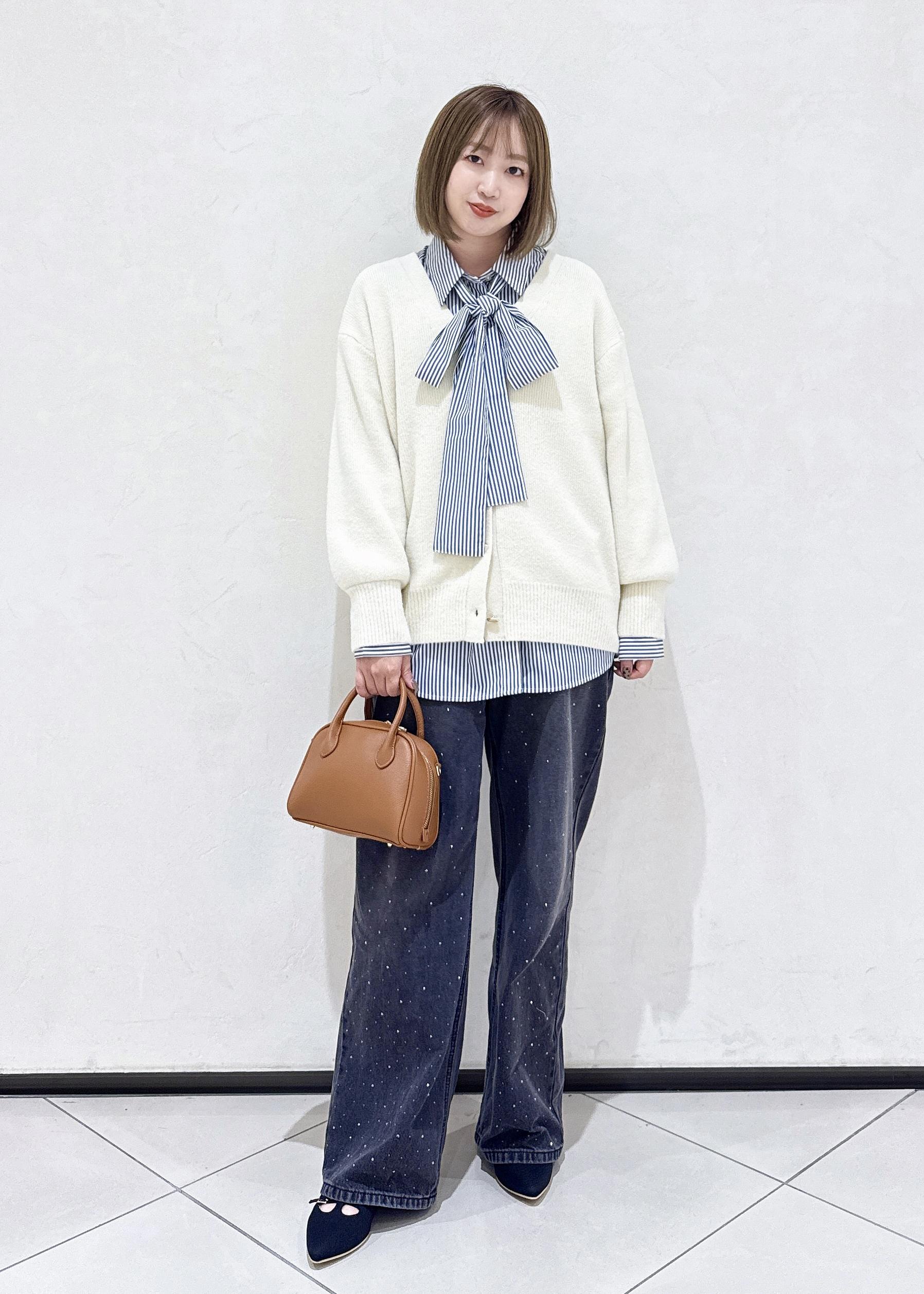 ROPE' PICNICの【新色追加】スフレニットシリーズ 変形メタルボタンミドル丈カーディガン/イージーケア・リンクコーデを使ったコーディネートを紹介します。｜Rakuten Fashion(楽天ファッション／旧楽天ブランドアベニュー)6339498