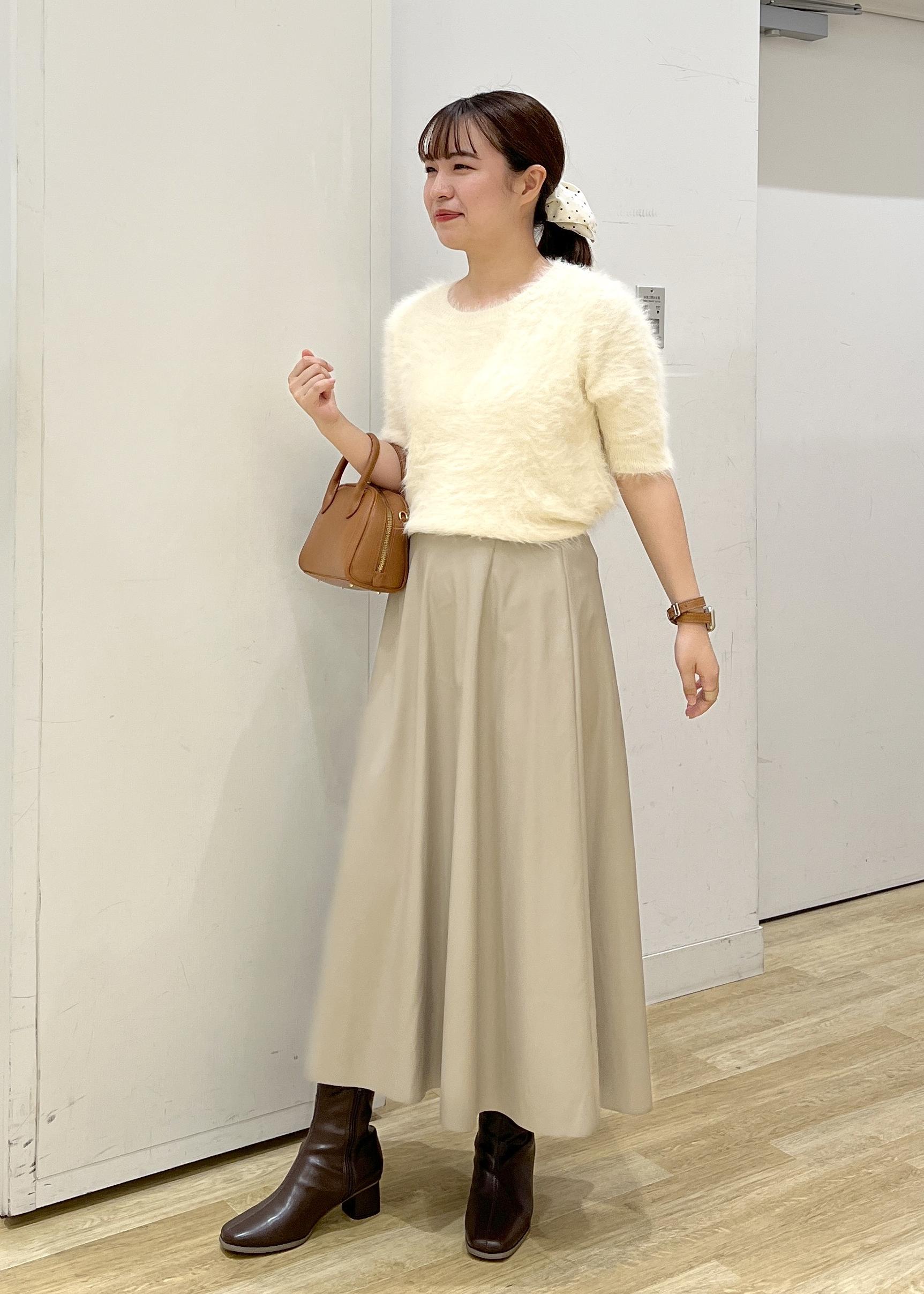 ROPE' PICNICのシャギーニットハーフスリーブプルオーバーを使ったコーディネートを紹介します。｜Rakuten Fashion(楽天ファッション／旧楽天ブランドアベニュー)6339502