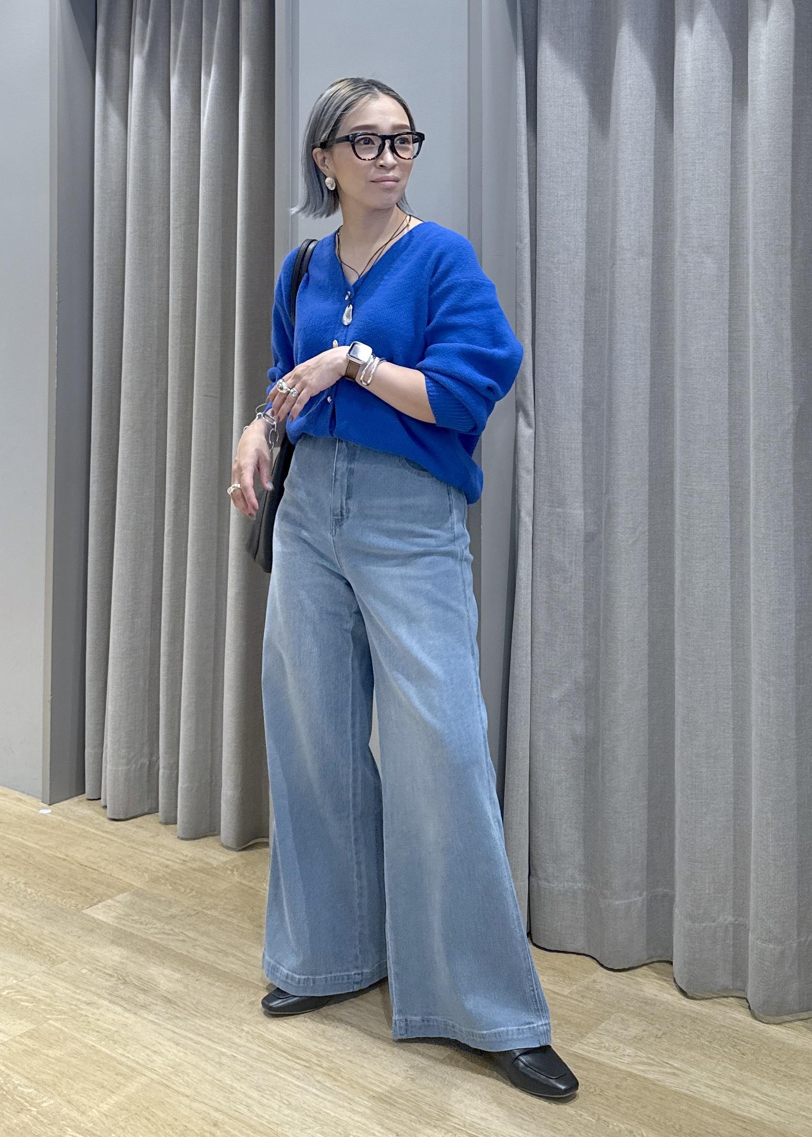 ROPE' PICNICの【新色追加】スフレニットシリーズ 変形メタルボタンミドル丈カーディガン/イージーケア・リンクコーデを使ったコーディネートを紹介します。｜Rakuten Fashion(楽天ファッション／旧楽天ブランドアベニュー)6339486