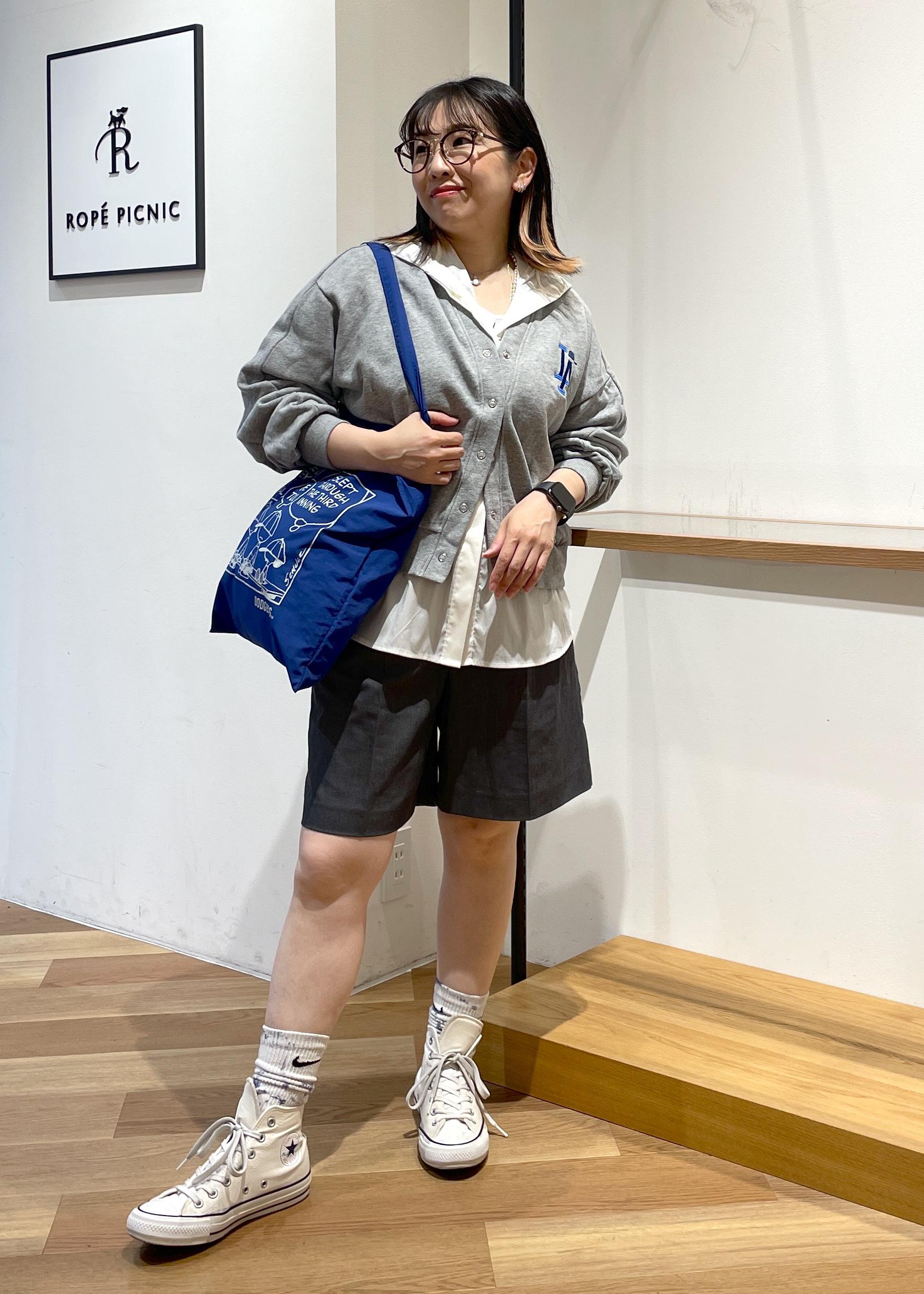 ROPE' PICNICの【PEANUTS*MLB COLLECTION by ROPE' PICNIC】カーディガンを使ったコーディネートを紹介します。｜Rakuten Fashion(楽天ファッション／旧楽天ブランドアベニュー)6339489