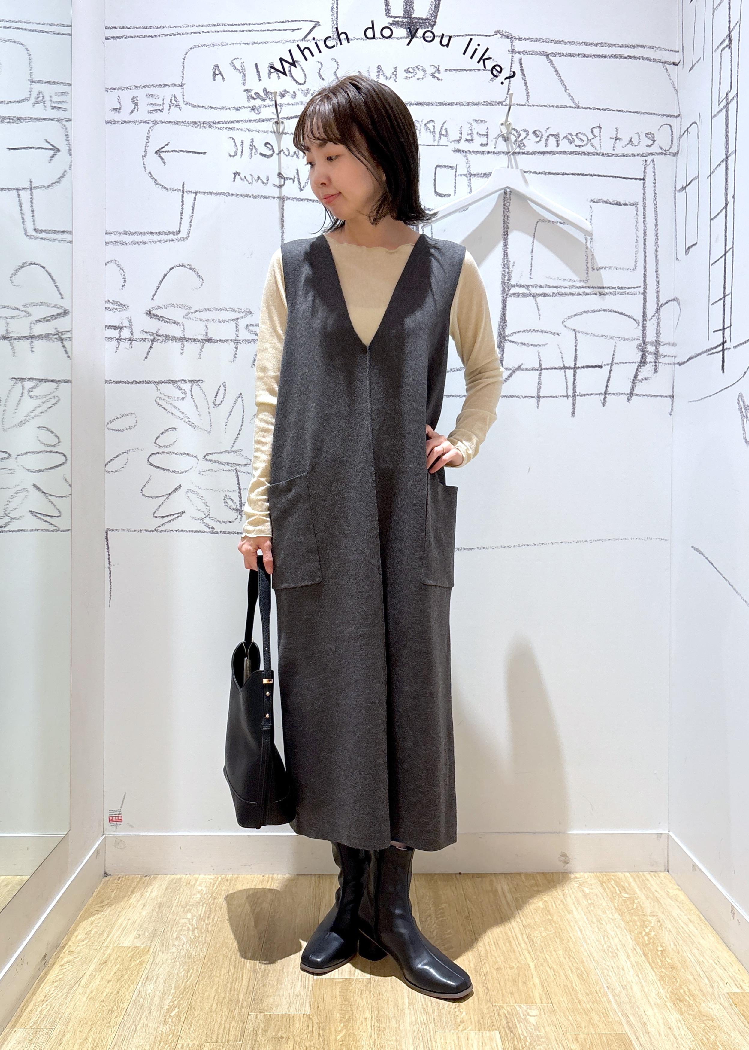 ROPE' PICNICのニットジャンパースカート/着丈が選べる・リンクコーデを使ったコーディネートを紹介します。｜Rakuten Fashion(楽天ファッション／旧楽天ブランドアベニュー)6339490