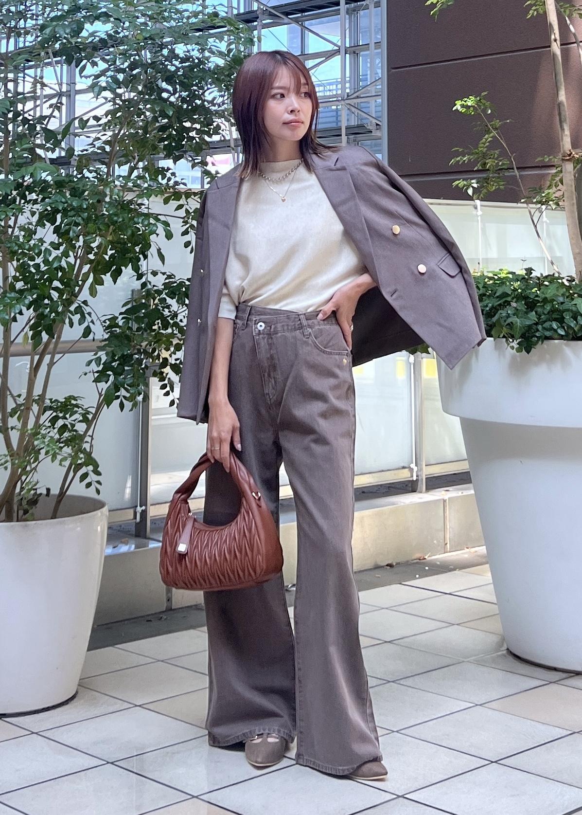 ROPE' PICNICのレディハンサムシリーズ ウールライク金ボタンジャケット(半裏地)/セットアップ・通勤対応を使ったコーディネートを紹介します。｜Rakuten Fashion(楽天ファッション／旧楽天ブランドアベニュー)6339529