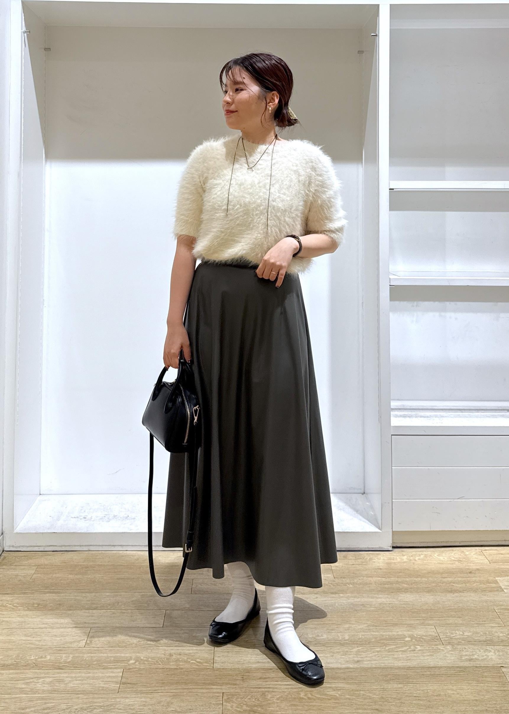 ROPE' PICNICのシャギーニットハーフスリーブプルオーバーを使ったコーディネートを紹介します。｜Rakuten Fashion(楽天ファッション／旧楽天ブランドアベニュー)6339511