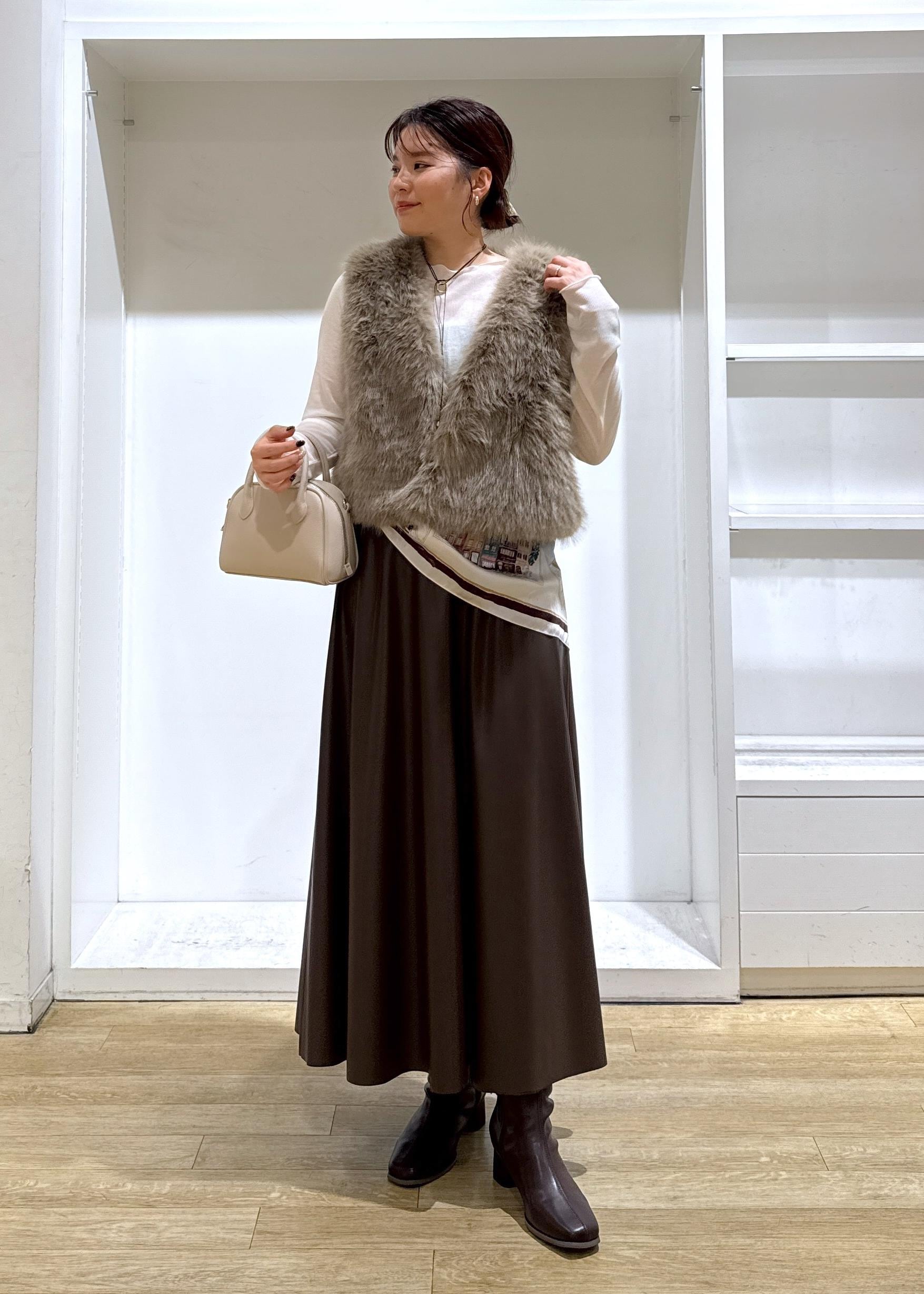 ROPE' PICNICのファーベストを使ったコーディネートを紹介します。｜Rakuten Fashion(楽天ファッション／旧楽天ブランドアベニュー)6339514