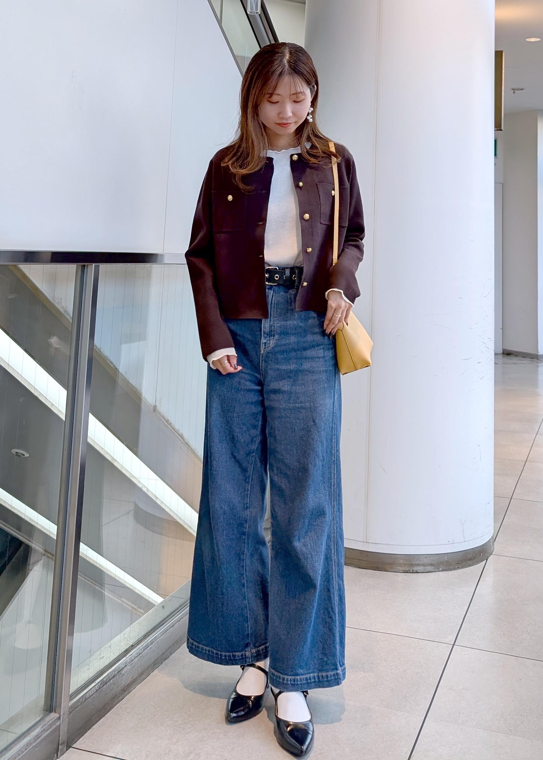 ROPE' PICNICの【洗濯機OK】ミラノリブニットカーディガンを使ったコーディネートを紹介します。｜Rakuten Fashion(楽天ファッション／旧楽天ブランドアベニュー)6339515