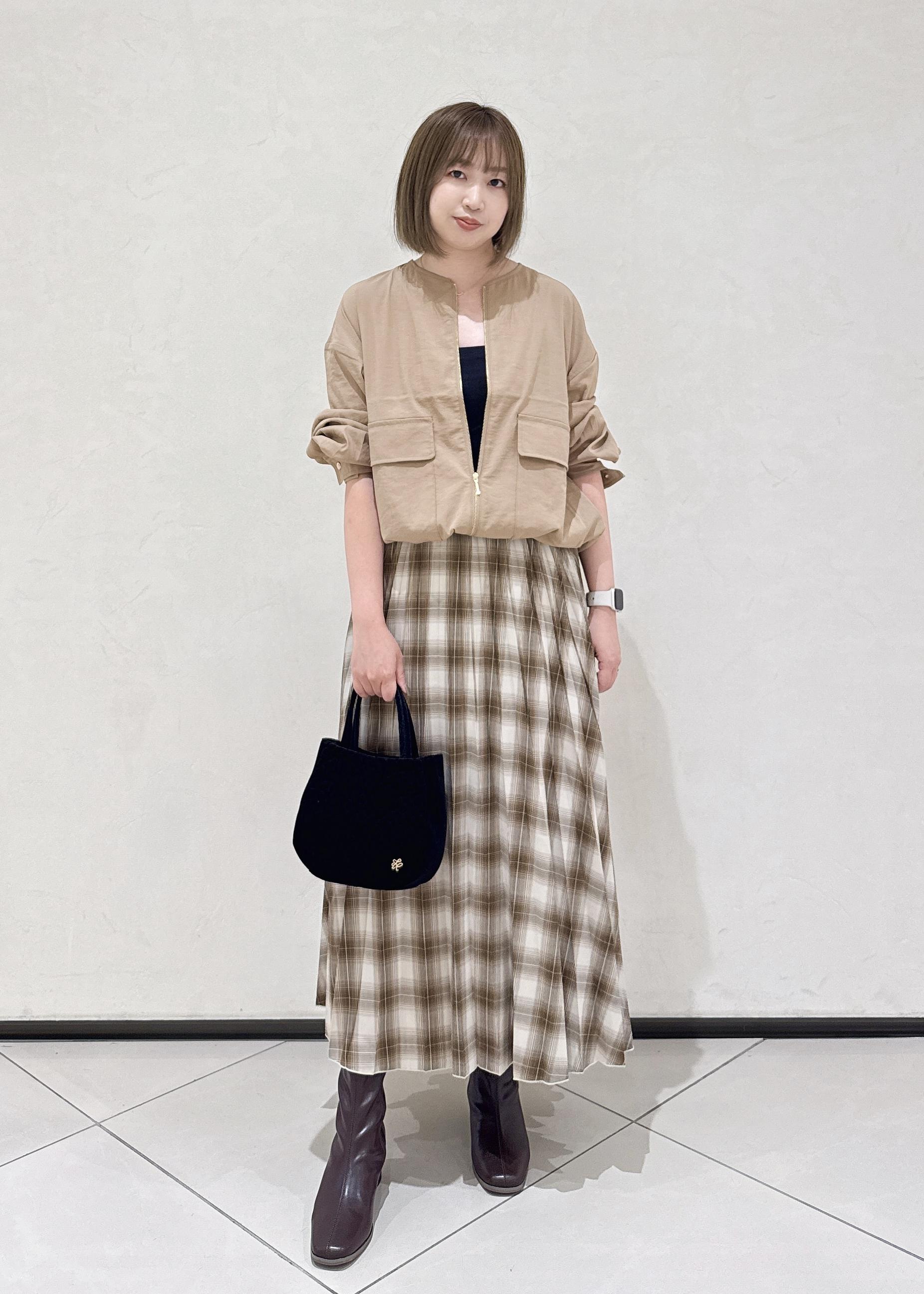 ROPE' PICNICのレーヨンナイロンブルゾンを使ったコーディネートを紹介します。｜Rakuten Fashion(楽天ファッション／旧楽天ブランドアベニュー)6339534