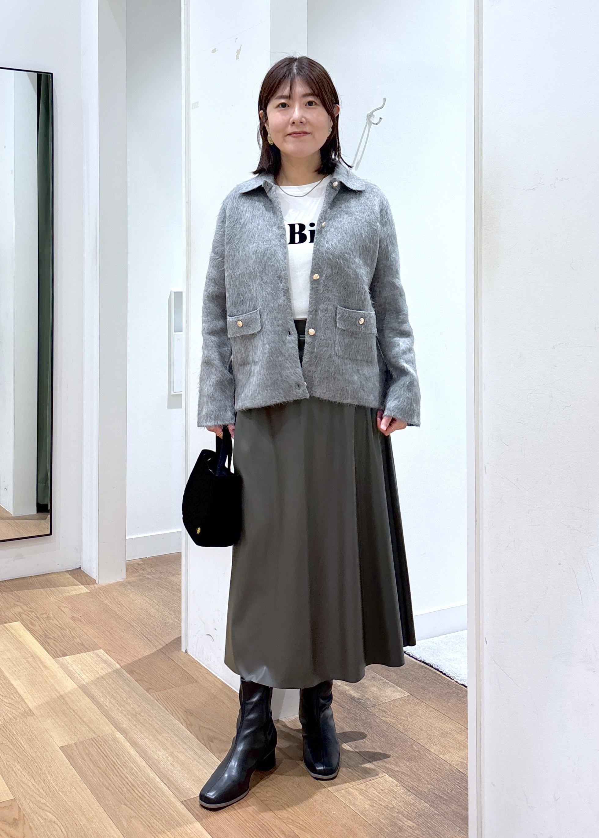 ROPE' PICNICのダブルフェイス襟取り外し起毛カーディガンを使ったコーディネートを紹介します。｜Rakuten Fashion(楽天ファッション／旧楽天ブランドアベニュー)6339538