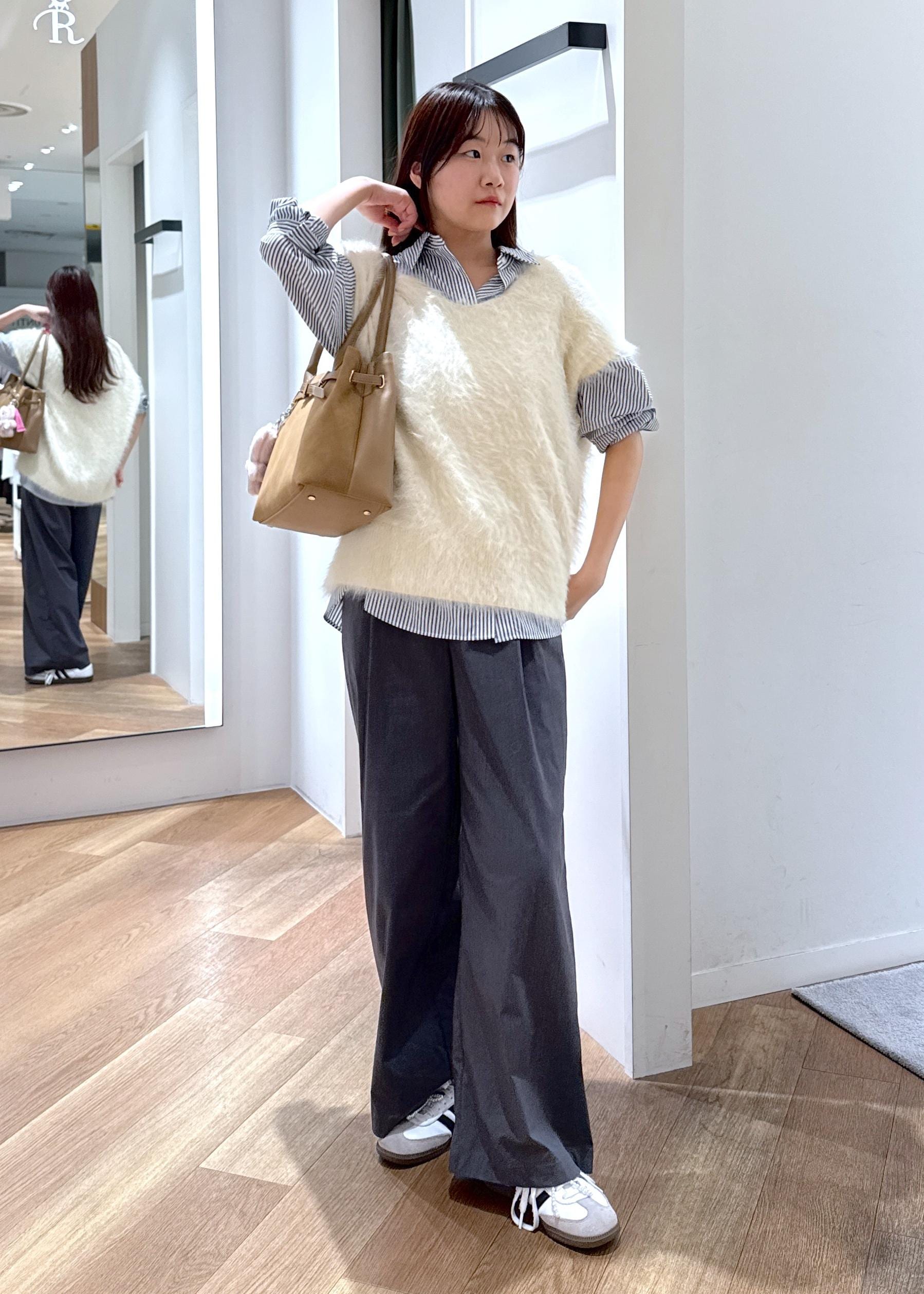 ROPE' PICNICの【防シワ】ボウタイ付きレギュラーシャツを使ったコーディネートを紹介します。｜Rakuten Fashion(楽天ファッション／旧楽天ブランドアベニュー)6339578