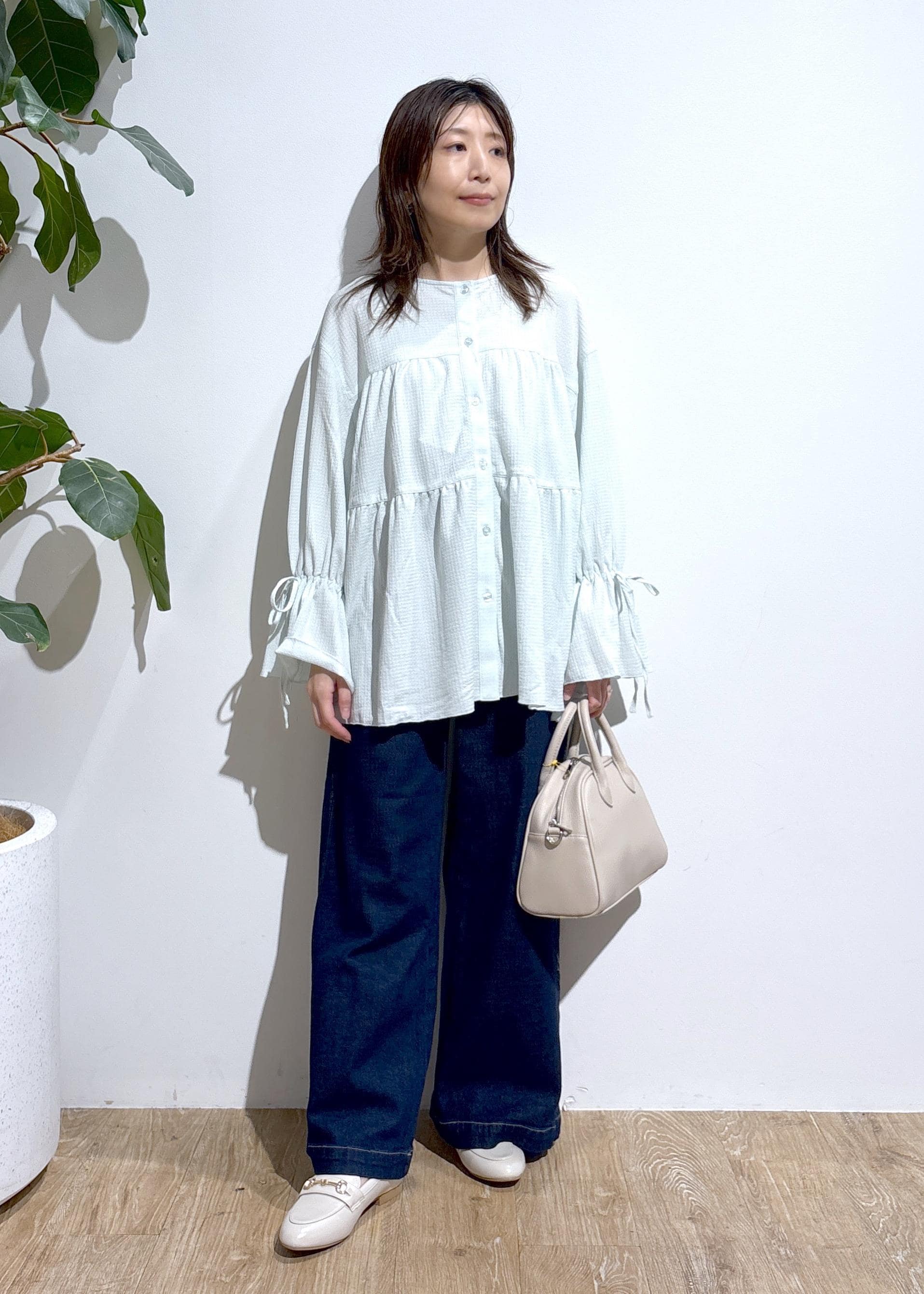 ROPE' PICNICの【羽織にもなる】シアーワッシャーブラウスカーディガンを使ったコーディネートを紹介します。｜Rakuten Fashion(楽天ファッション／旧楽天ブランドアベニュー)6339347