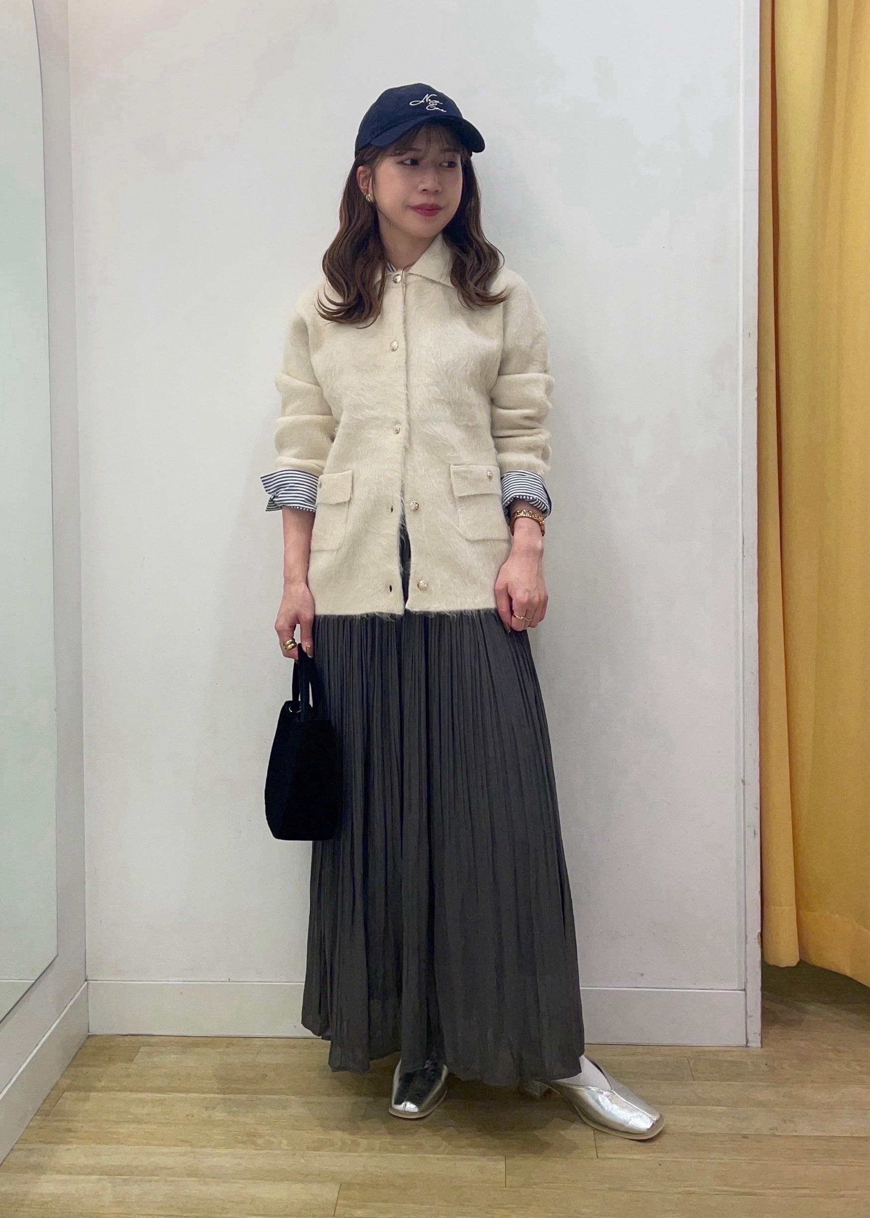 ROPE' PICNICのダブルフェイス襟取り外し起毛カーディガンを使ったコーディネートを紹介します。｜Rakuten Fashion(楽天ファッション／旧楽天ブランドアベニュー)6339308